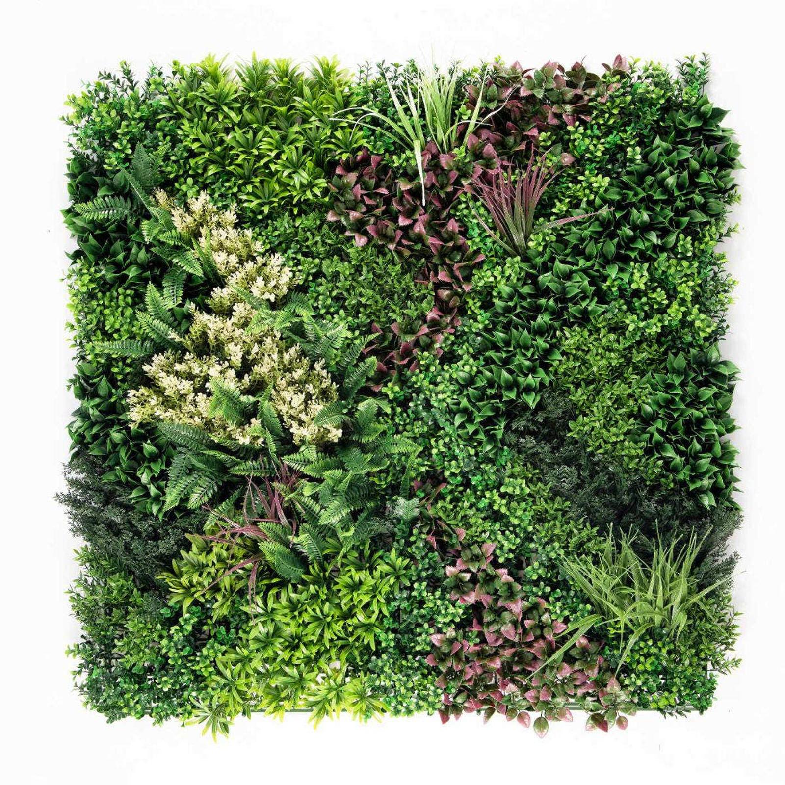 Gard viu artificial / paravan cu frunze imitatie gard viu, Versay, Hera A, verde, 100 x 100 cm
