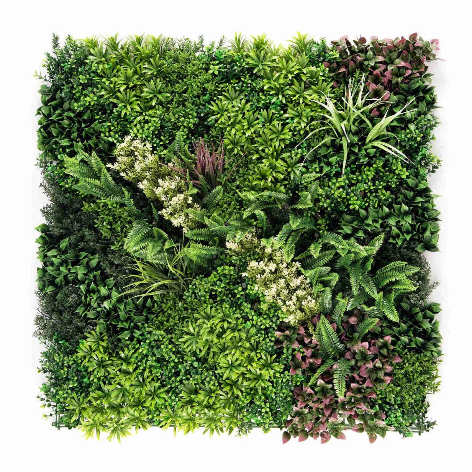 Gard viu artificial / paravan cu frunze imitatie gard viu, Versay, Hera C, verde, 100 x 100 cm