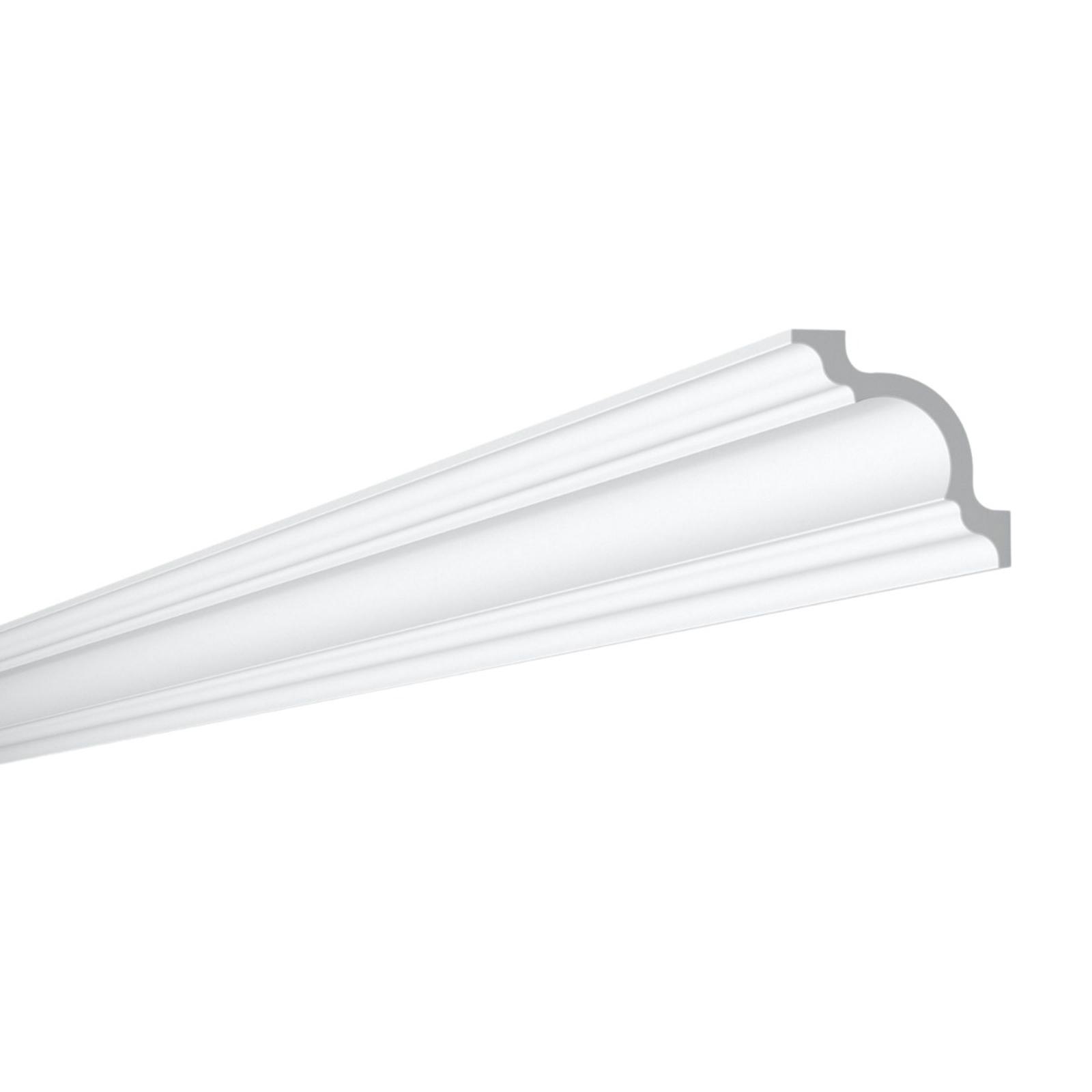 Bagheta decorativa polistiren extrudat NMC BG-LX50, clasic, alb, 200 x 5 x 5 cm Bagheta decorativa polistiren extrudat NMC BG-LX50, clasic, alb, 200 x 5 x 5 cm