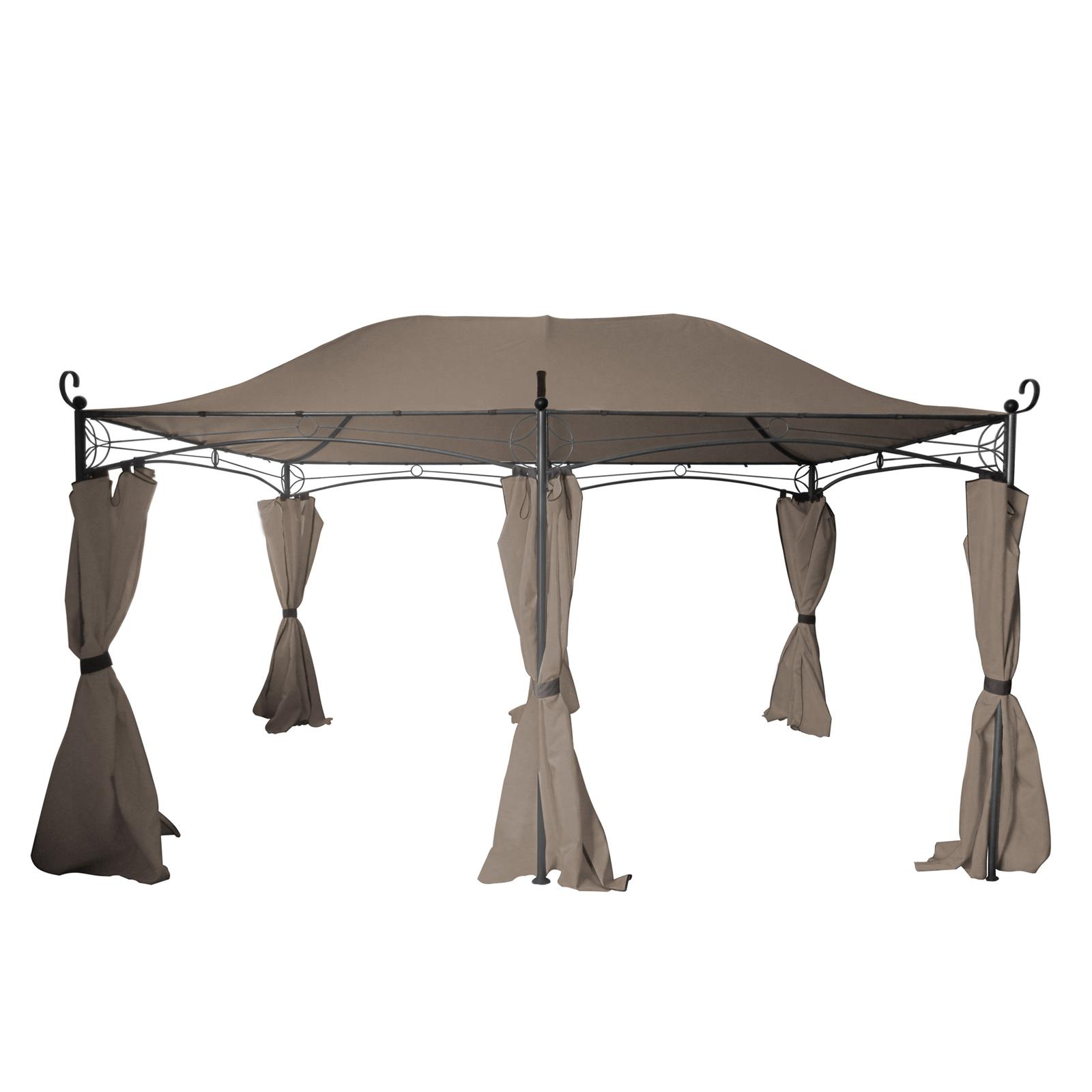Pavilion DU010A HFD008, dreptunghiular, cadru metalic + poliester, bej, 3 x 4 m Pavilion DU010A HFD008, dreptunghiular, cadru metalic + poliester, bej, 3 x 4 m
