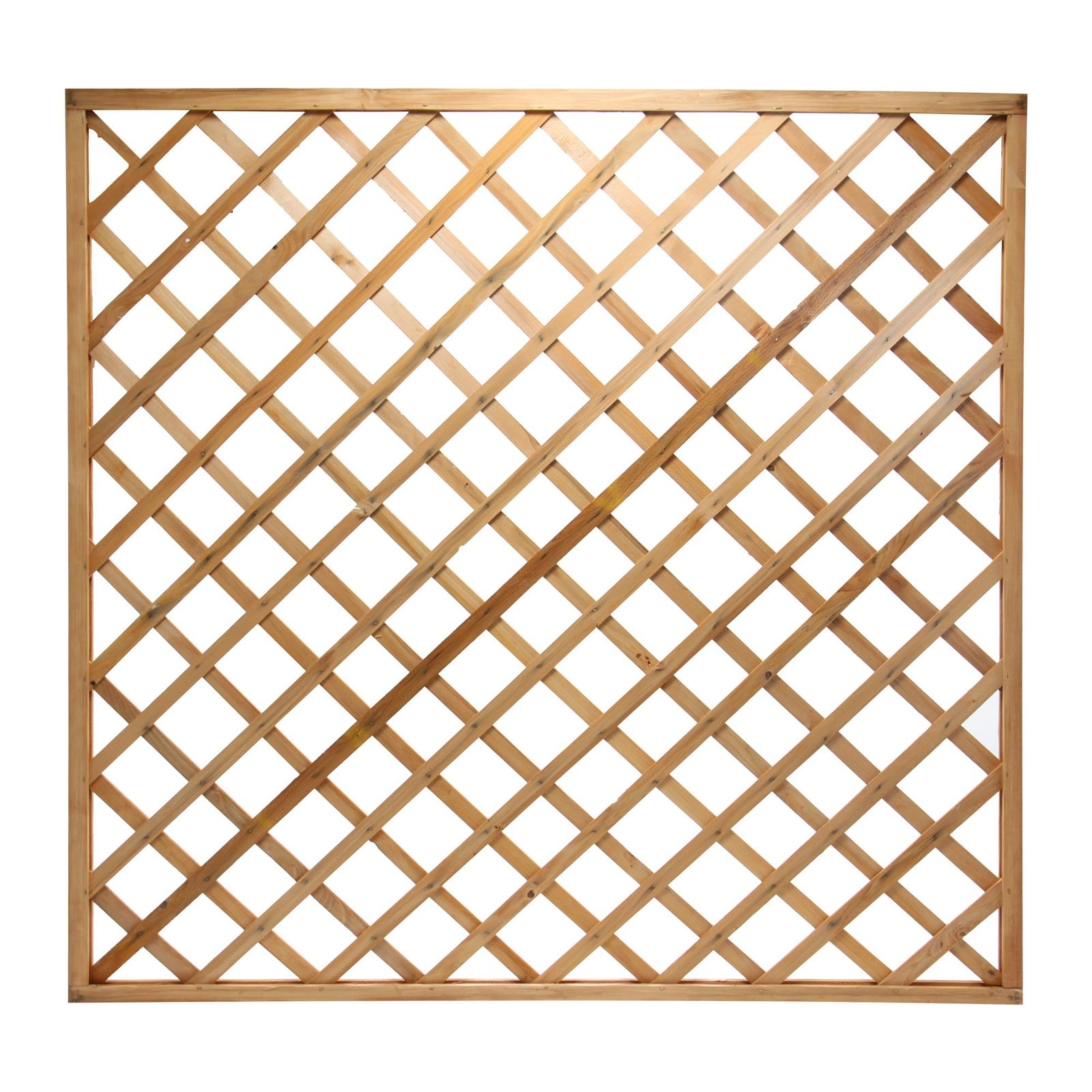 Gard lemn, 2848, pentru gradina, natur, 180 x 180 cm