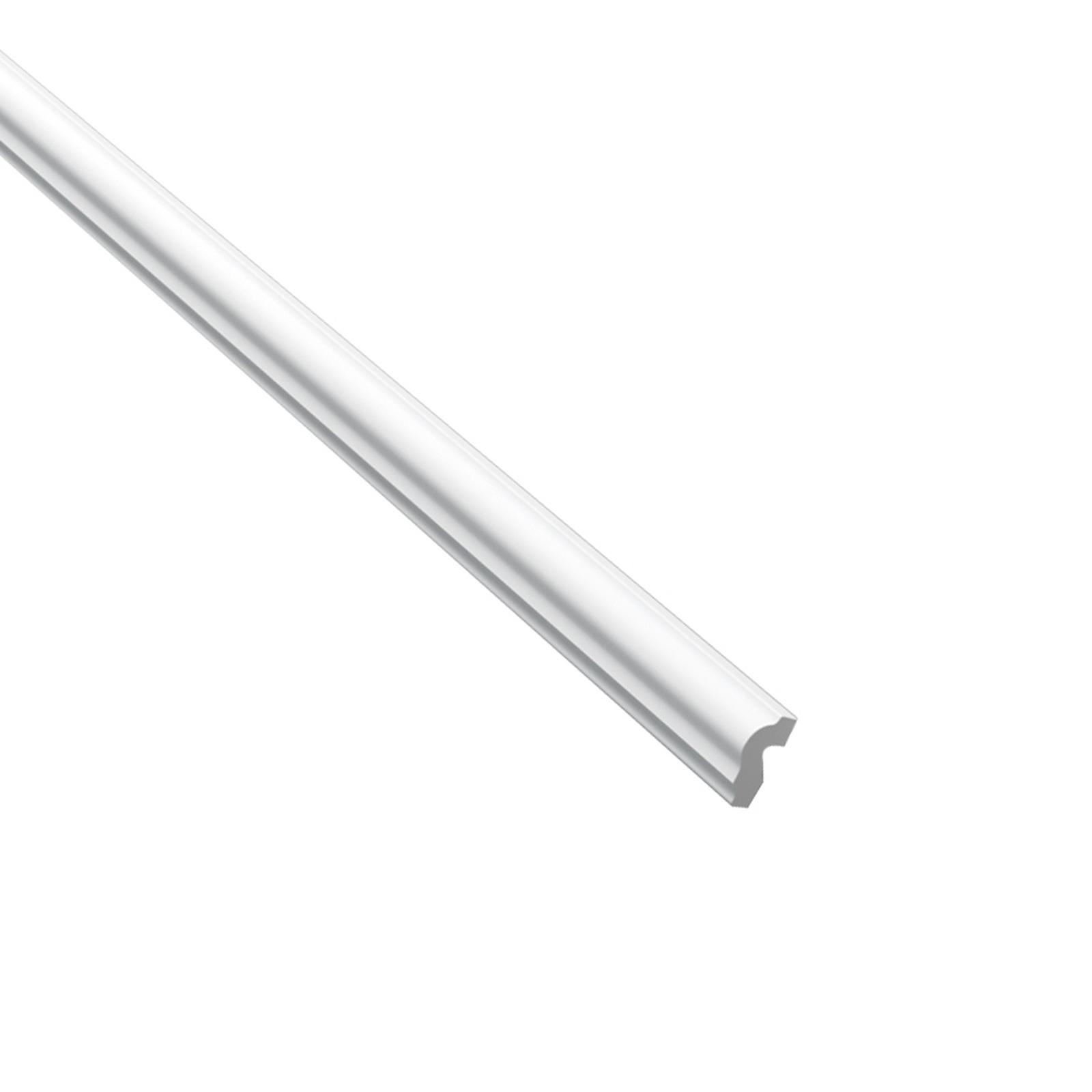 Brau decorativ WL2, alb, 200 x 4 x 2 cm