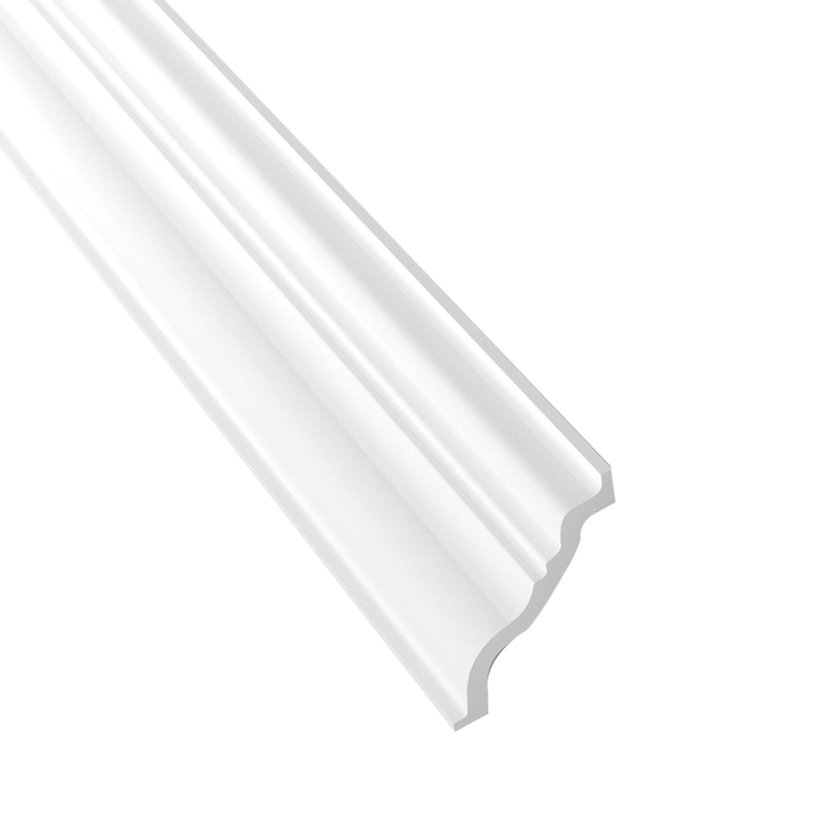 Cornisa decorativa polistiren TL, clasic, alb, 200 x 15 x 15 cm
