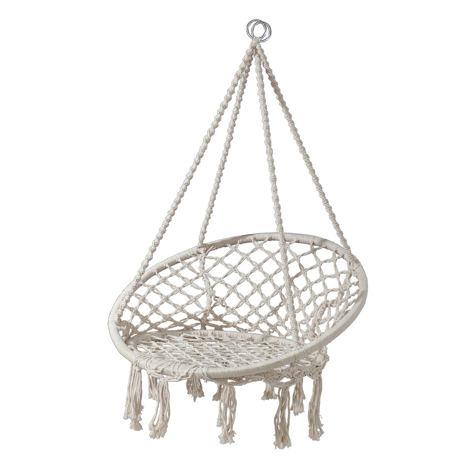 Fotoliu suspendat 1 persoana, 68429-PLC, structura metal, 82/62 x 123 cm