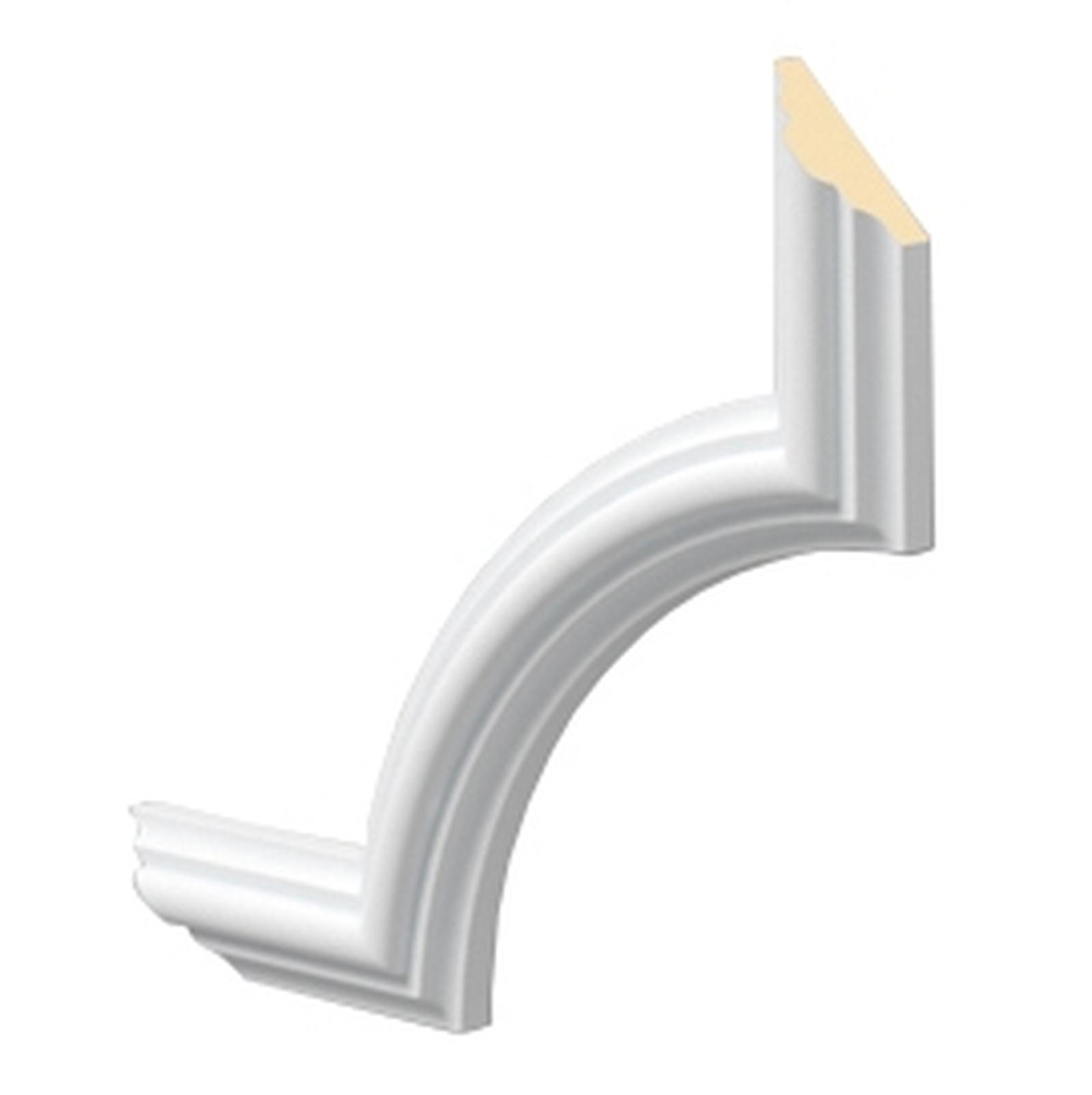 Coltar decorativ poliuretan SP3-4, clasic, alb, 13 x 2.1 x 1 cm
