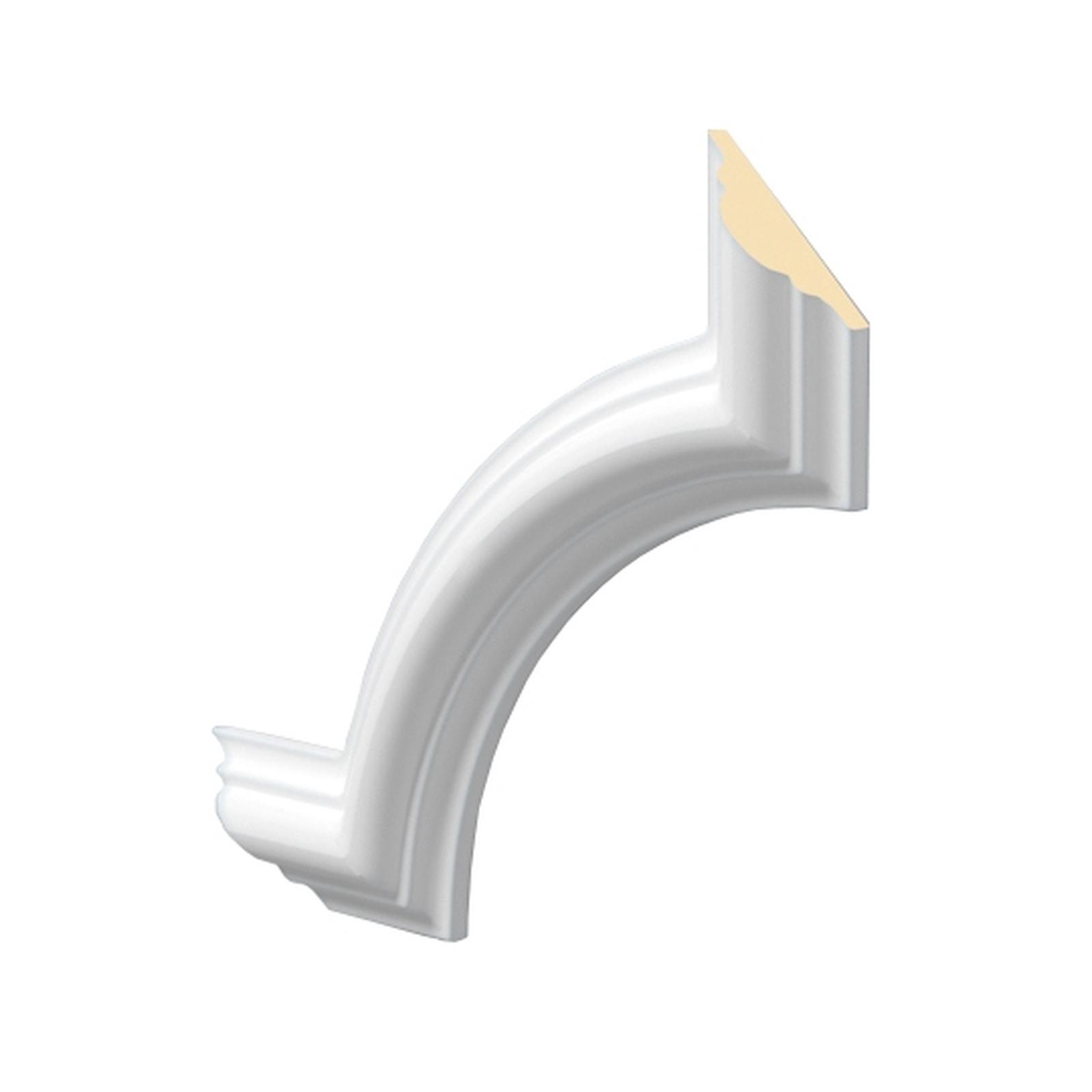 Coltar decorativ poliuretan Z102, clasic, alb, 20 x 4 x 2 cm
