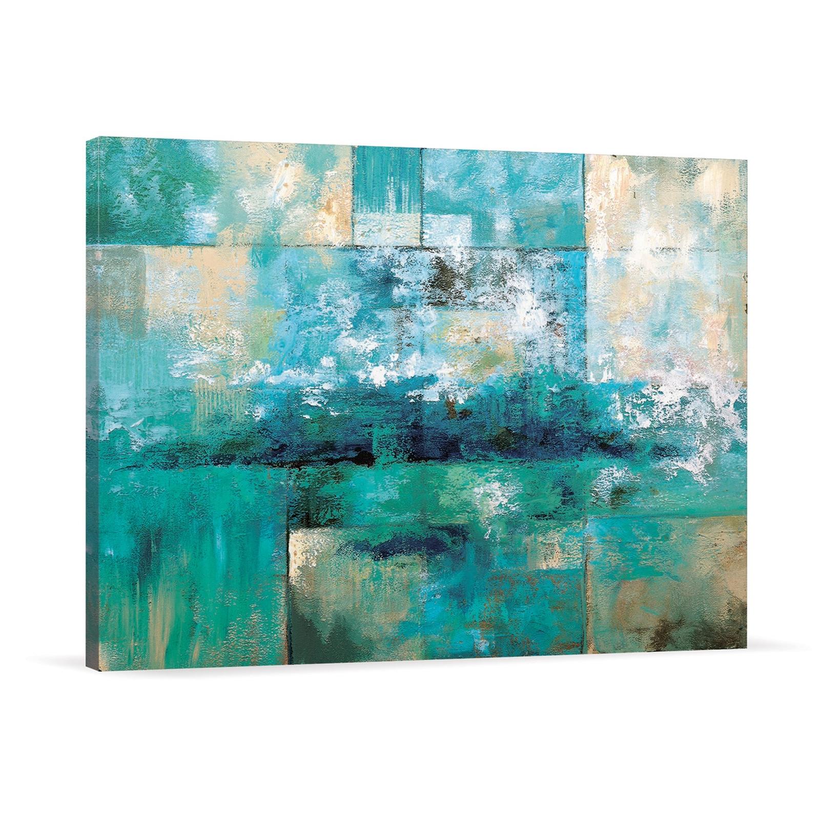 Tablou canvas 02618, Albastru, panza, 60 x 90 cm