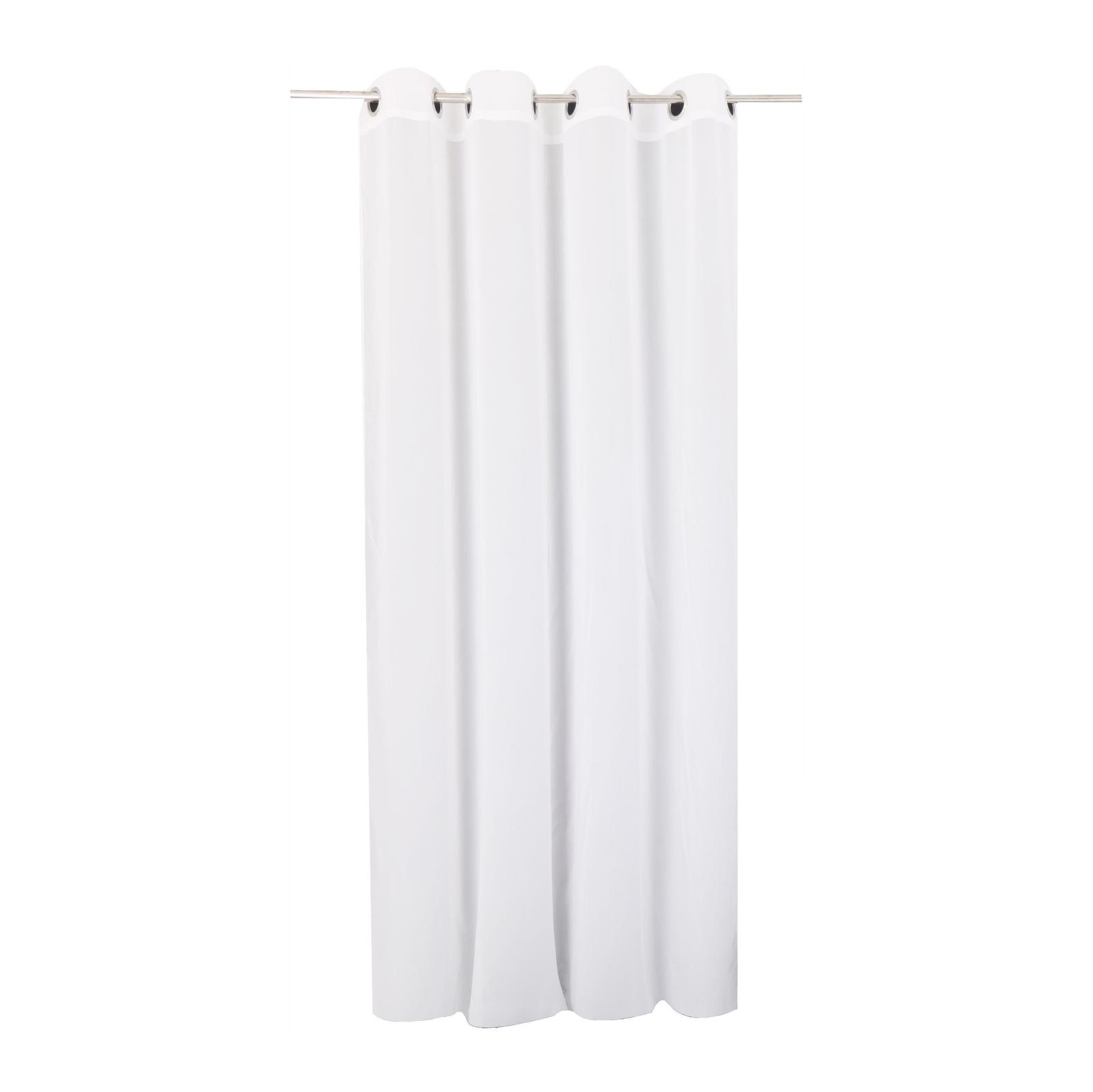 Perdea Caressa TLSC001-1, voal, alb, 140 x 240 cm
