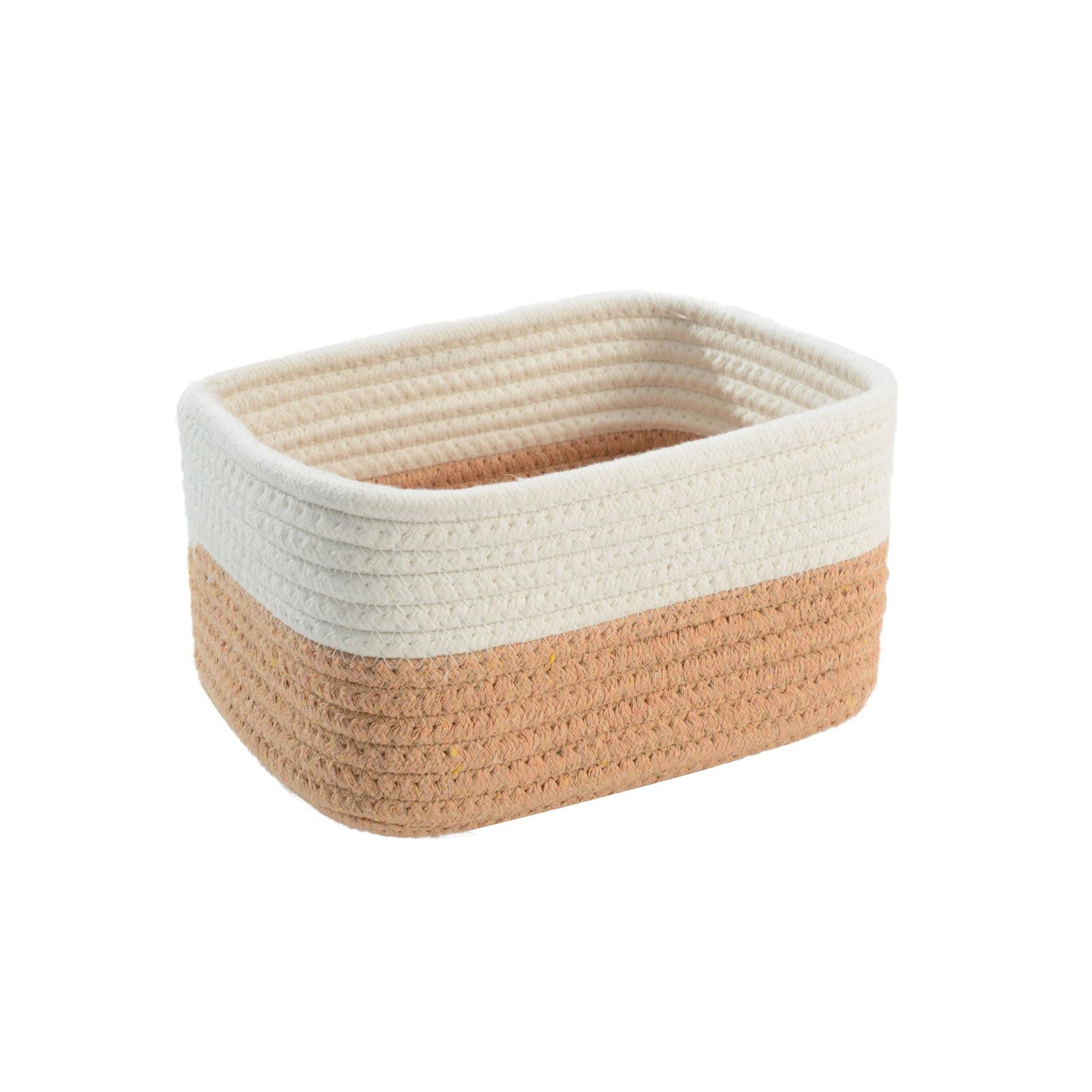 Cos Caressa, sfoara bumbac, 23 x 18 x 12 cm