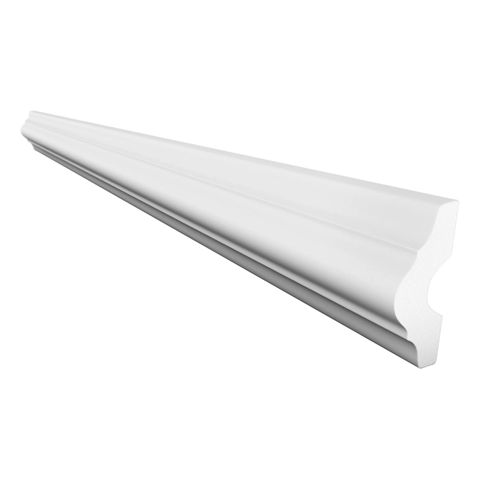 Bagheta decorativa polistiren I40, modern, alb, 200 x 4 cm