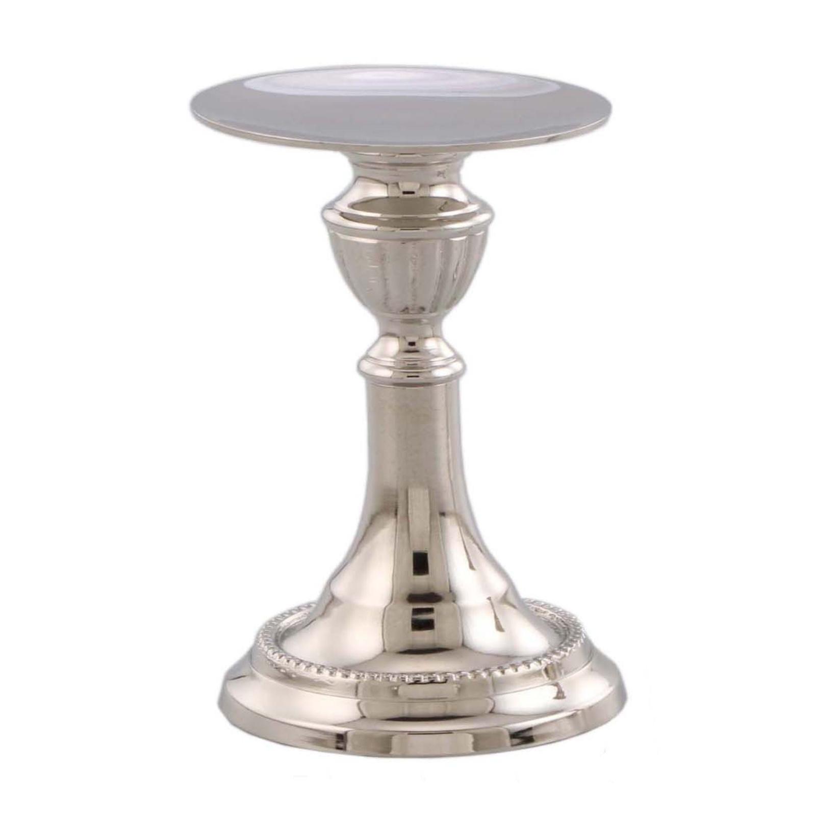 Suport lumanare, CIA-198, aluminiu, argintiu, 9.5 x 15 cm Suport lumanare, CIA-198, aluminiu, argintiu, 9.5 x 15 cm