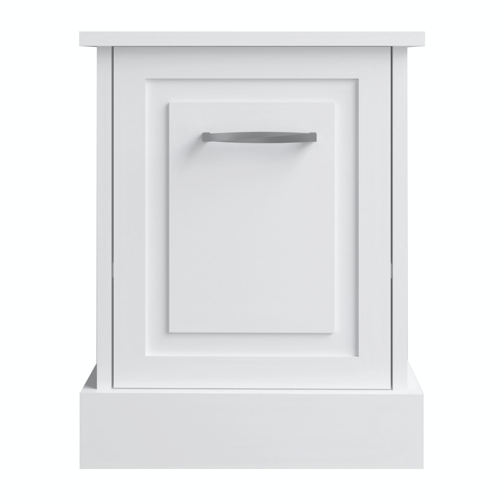 Noptiera Roma, cu usa, alb mat, 43 x 37 x 57 cm, 1C Noptiera Roma, cu usa, alb mat, 43 x 37 x 57 cm, 1C