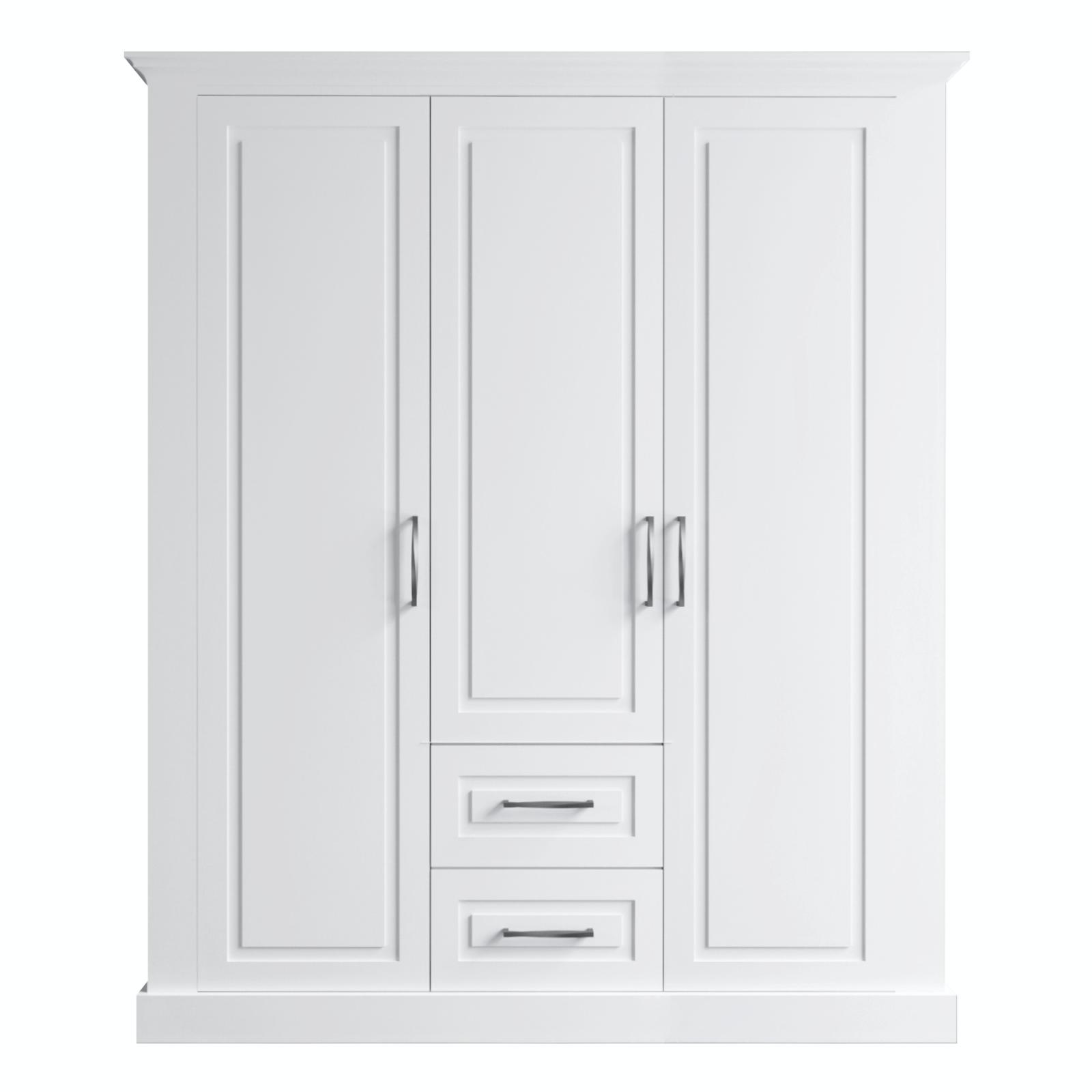 Dulap dormitor Roma, alb mat, 3 usi, 165 x 62 x 200 cm, 4C Dulap dormitor Roma, alb mat, 3 usi, 165 x 62 x 200 cm, 4C