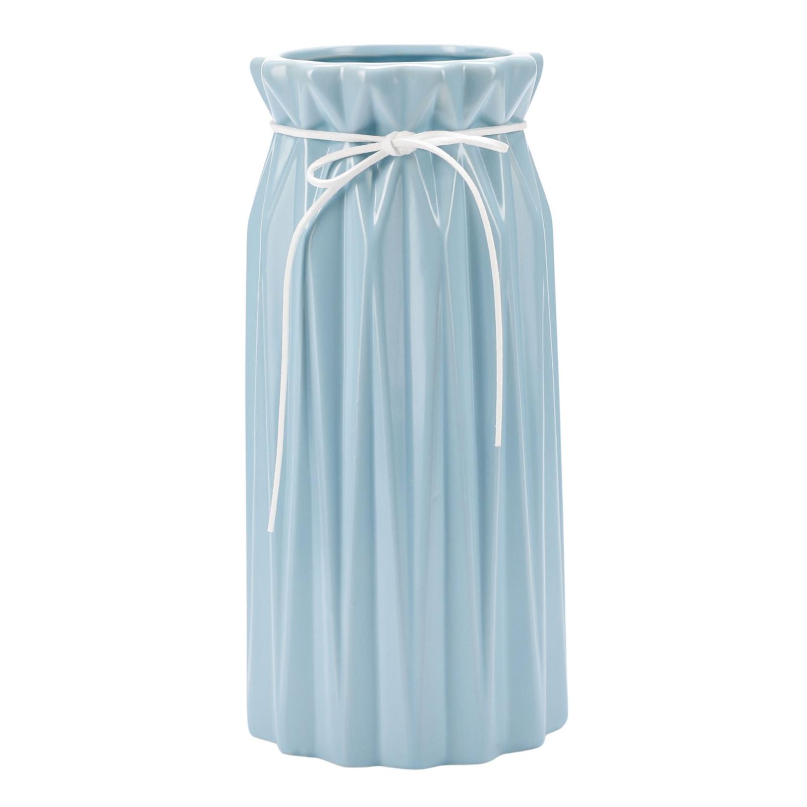 Vaza decorativa 1948, Ella Home, ceramica, albastru, 26 cm