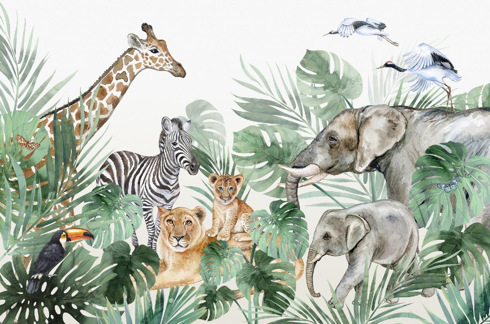 Fototapet Printdream Dream Jungle 380 x 260 cm vinil 3D 