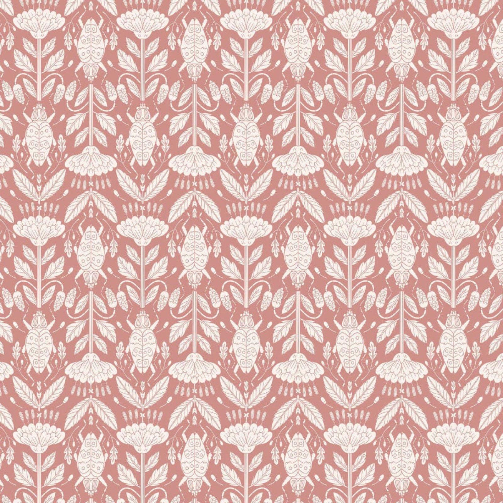 Fototapet vlies Iconic Walls Coleoptera Dusty Pink ICWLP00288, 312 x 270 cm