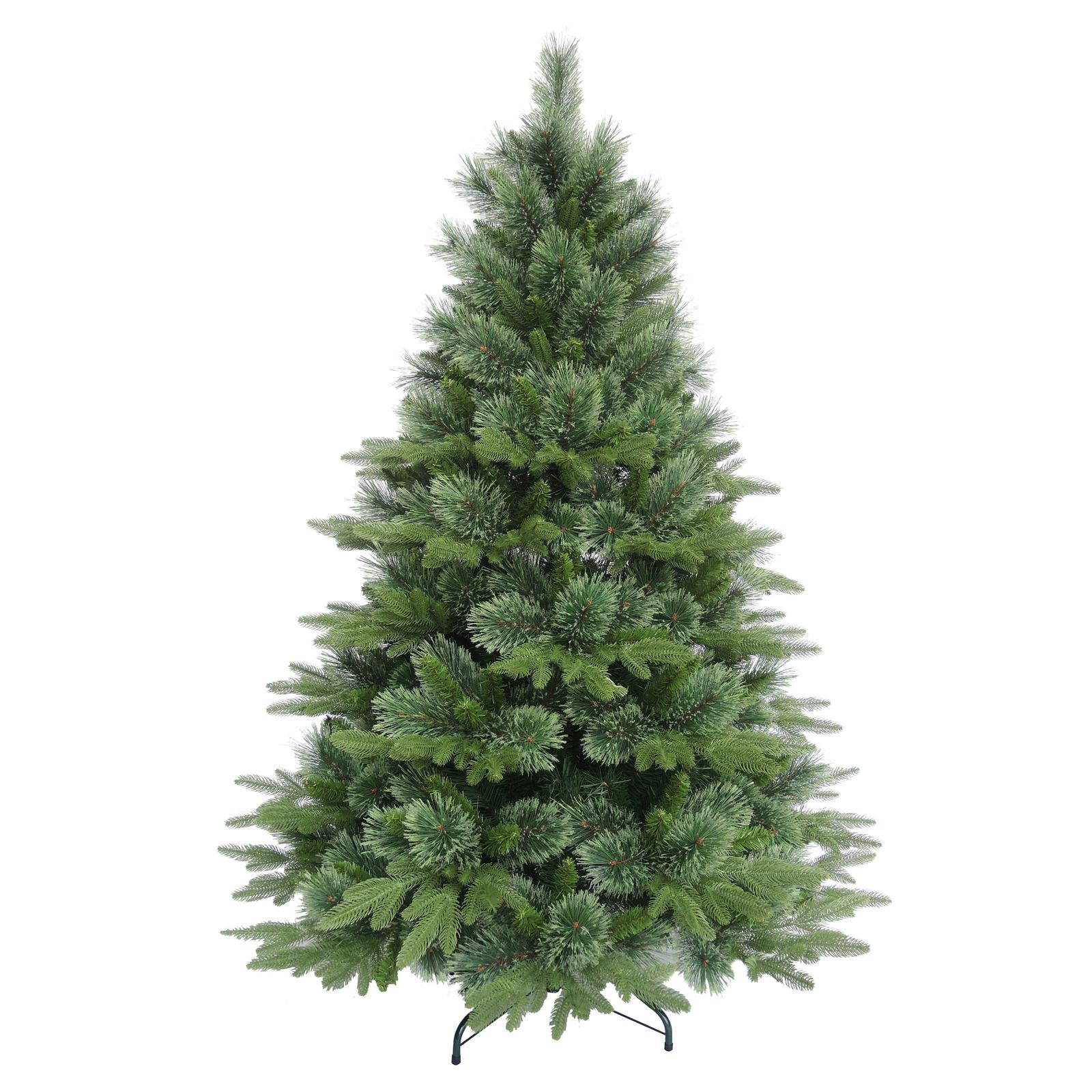 Brad artificial de Craciun, cu aspect natural, SPA180-621, verde, 180 cm, suport inclus