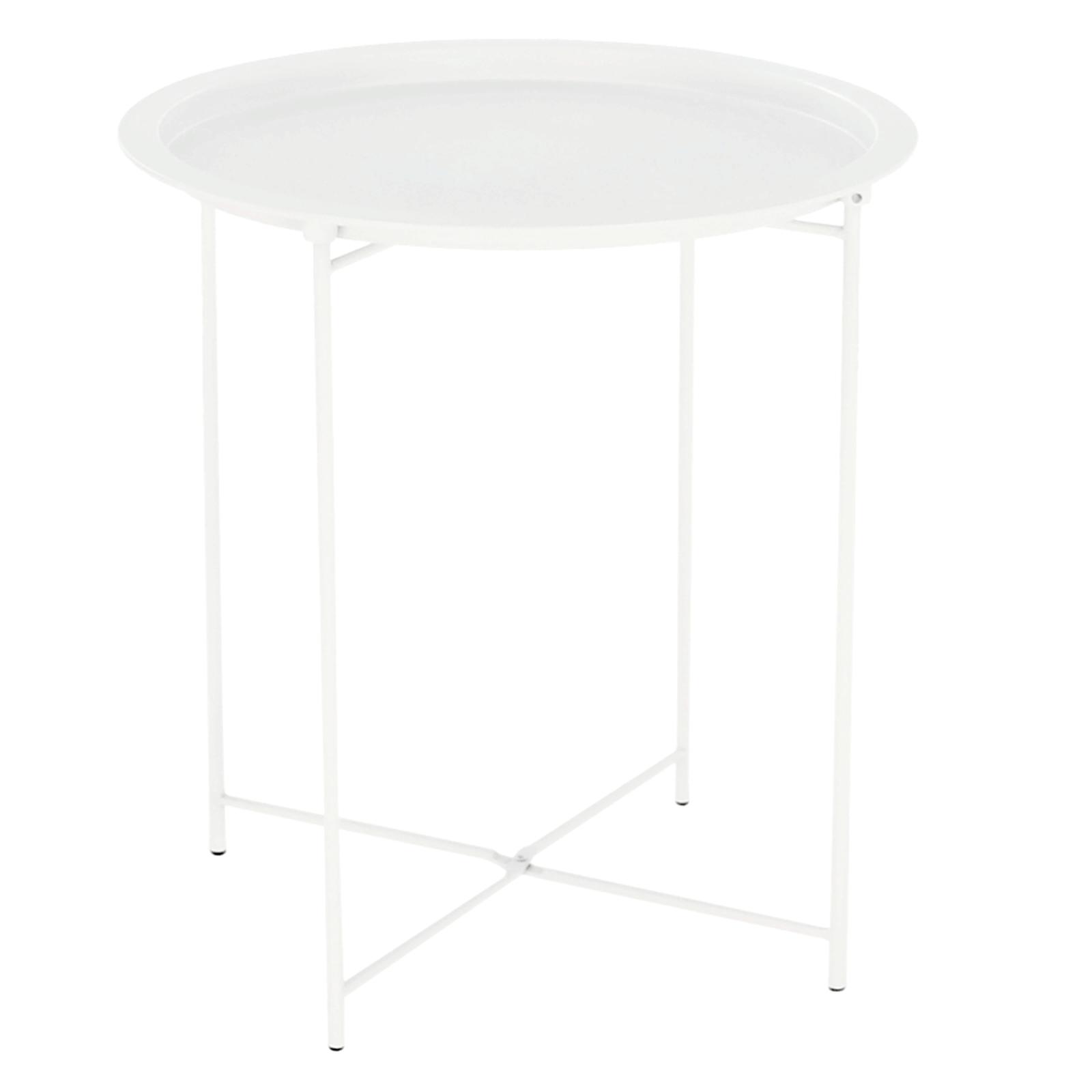 Masuta cafea Render rotunda, alb, 47 x 47 x 50.2, 1C
