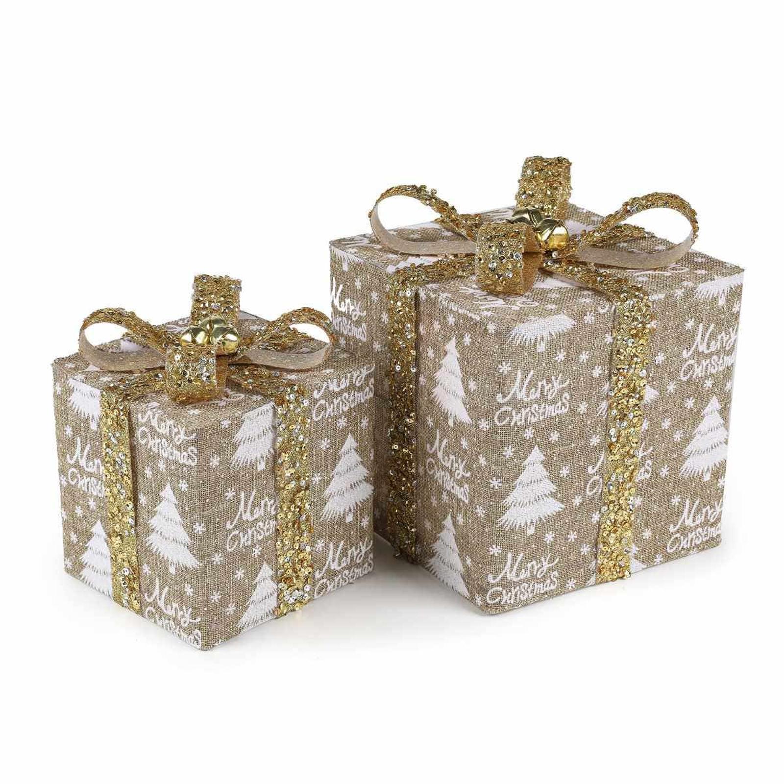 Decoratiune Craciun, alb + auriu + crem, inaltime 20 - 25 cm, 2 bucati, AK4422032 Decoratiune Craciun, alb + auriu + crem, inaltime 20 - 25 cm, 2 bucati, AK4422032