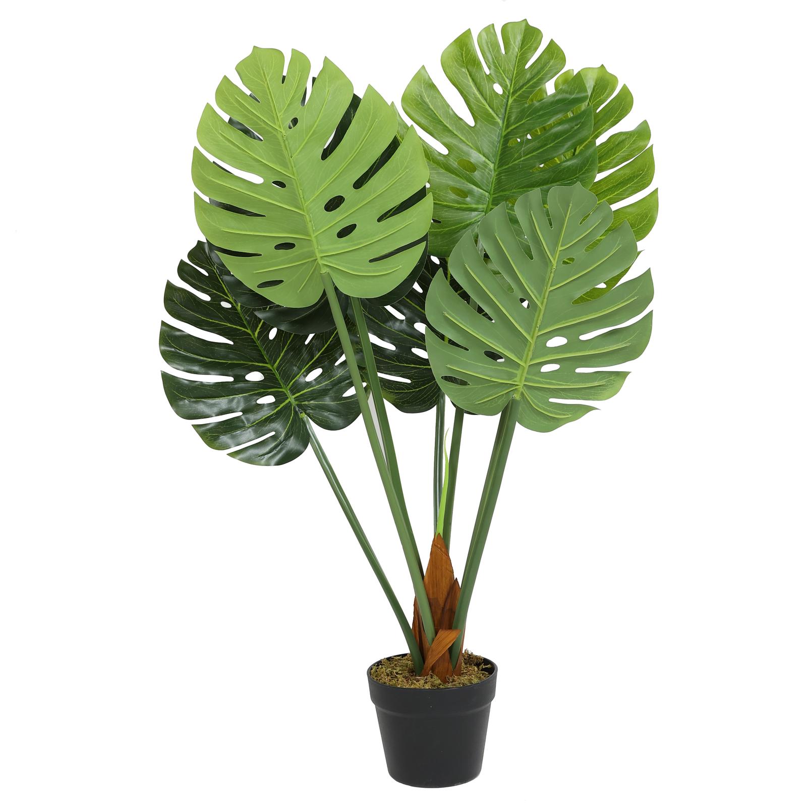 Planta artificiala JWS3033, in ghiveci, plastic, verde, 90 cm Planta artificiala JWS3033, in ghiveci, plastic, verde, 90 cm