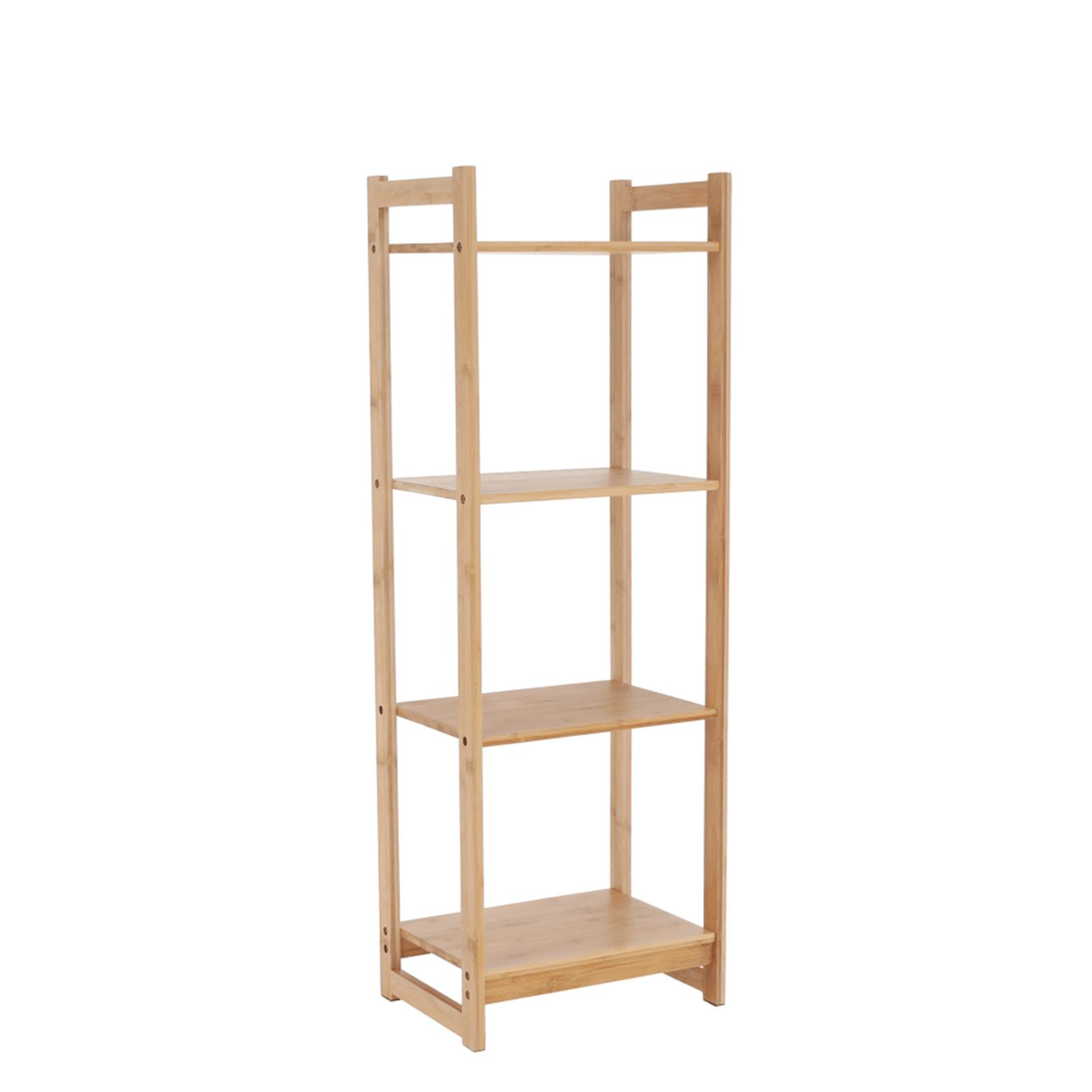 Etajera Fiore, bambus, natur, 53 x 26 x 128 cm, 1C