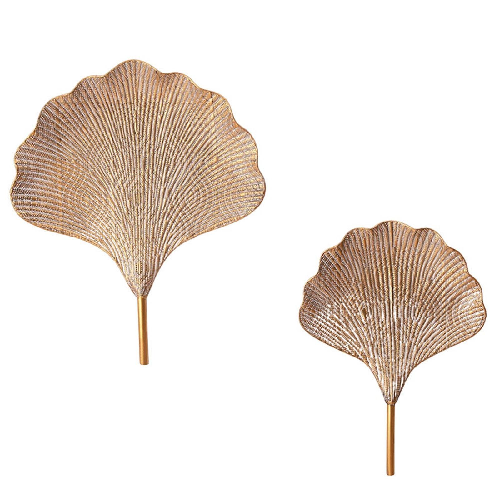 Decoratiune de perete 81226, metal, auriu, 50 x 60.5 cm
