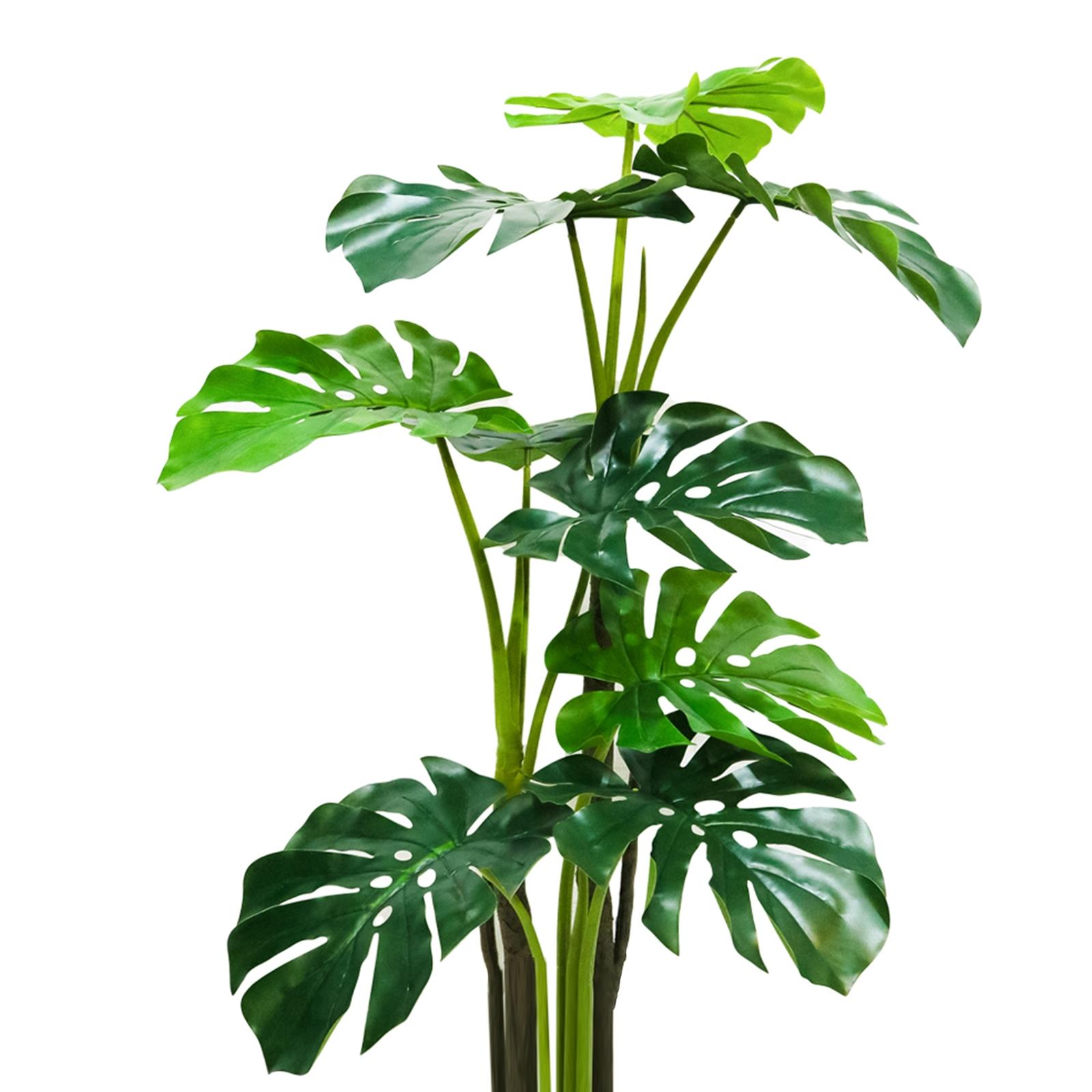 Copac artificial fara ghiveci D3063, plastic + lemn, verde, 120 cm