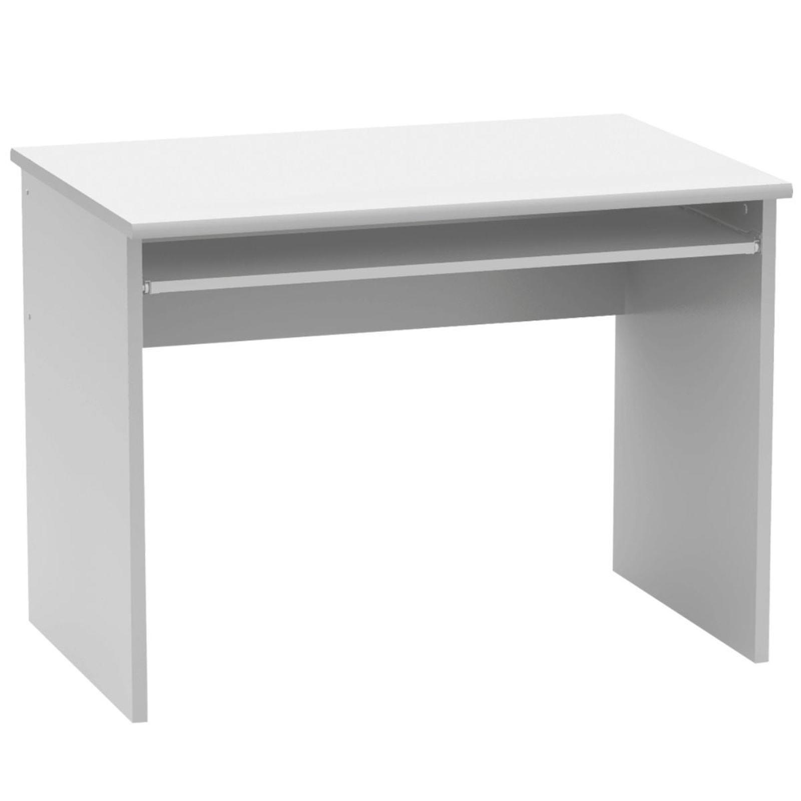 Birou calculator standard Johan, alb, 100 x 67.5 x 73.5 cm, 1C