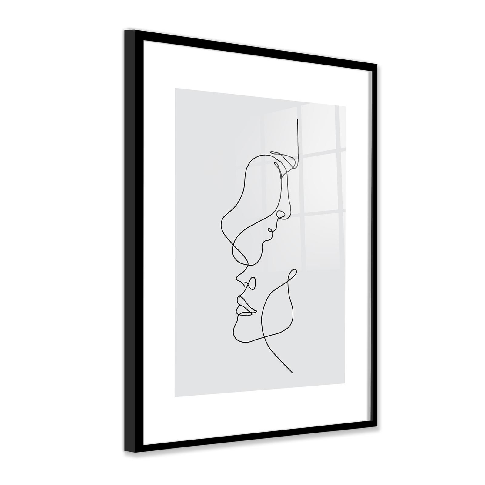 Tablou Linear II, Styler, standard, prin imprimare, 50 x 70 cm