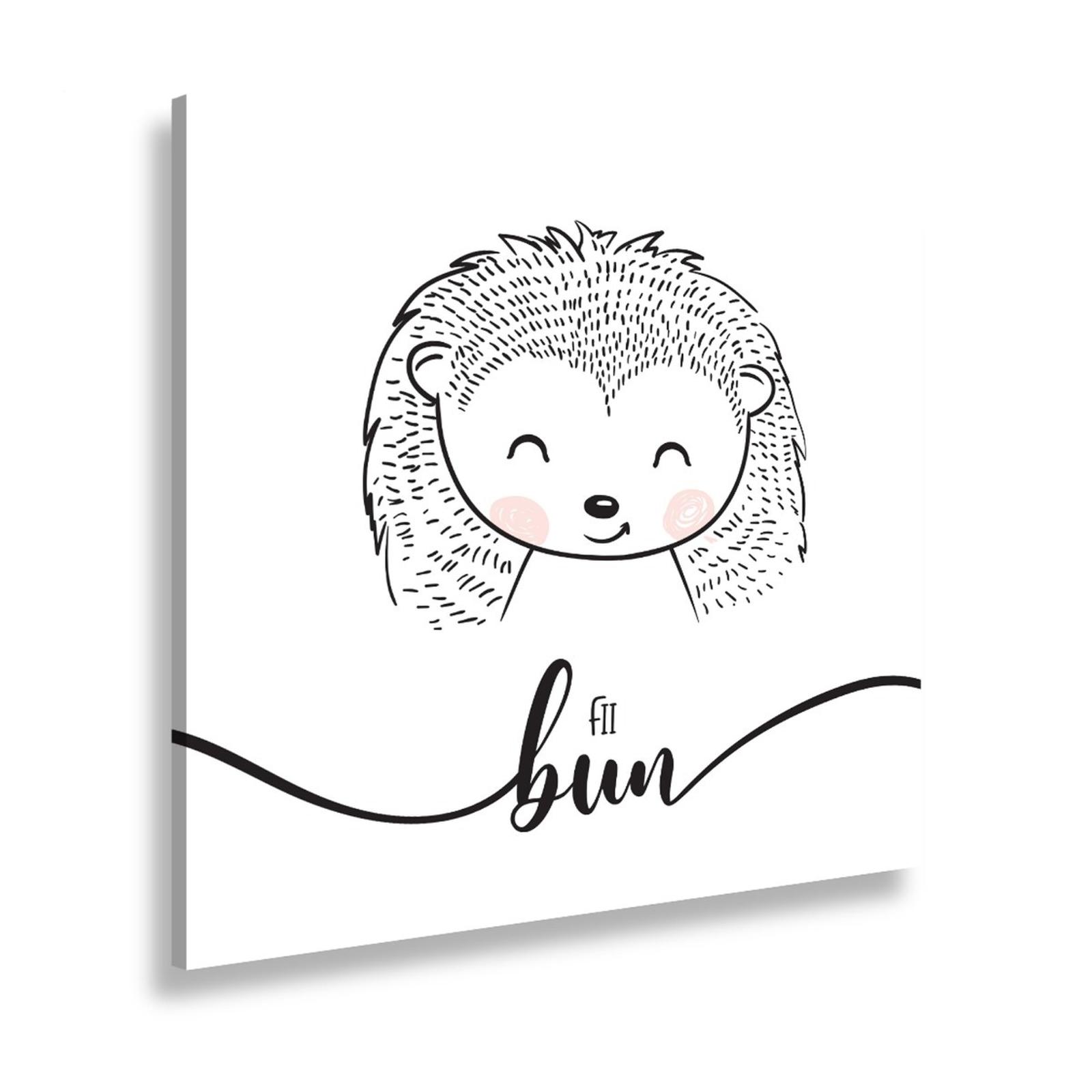 Tablou canvas Fii bun, SimplyArt, standard, panza + sasiu MDF, 30 x 30 cm