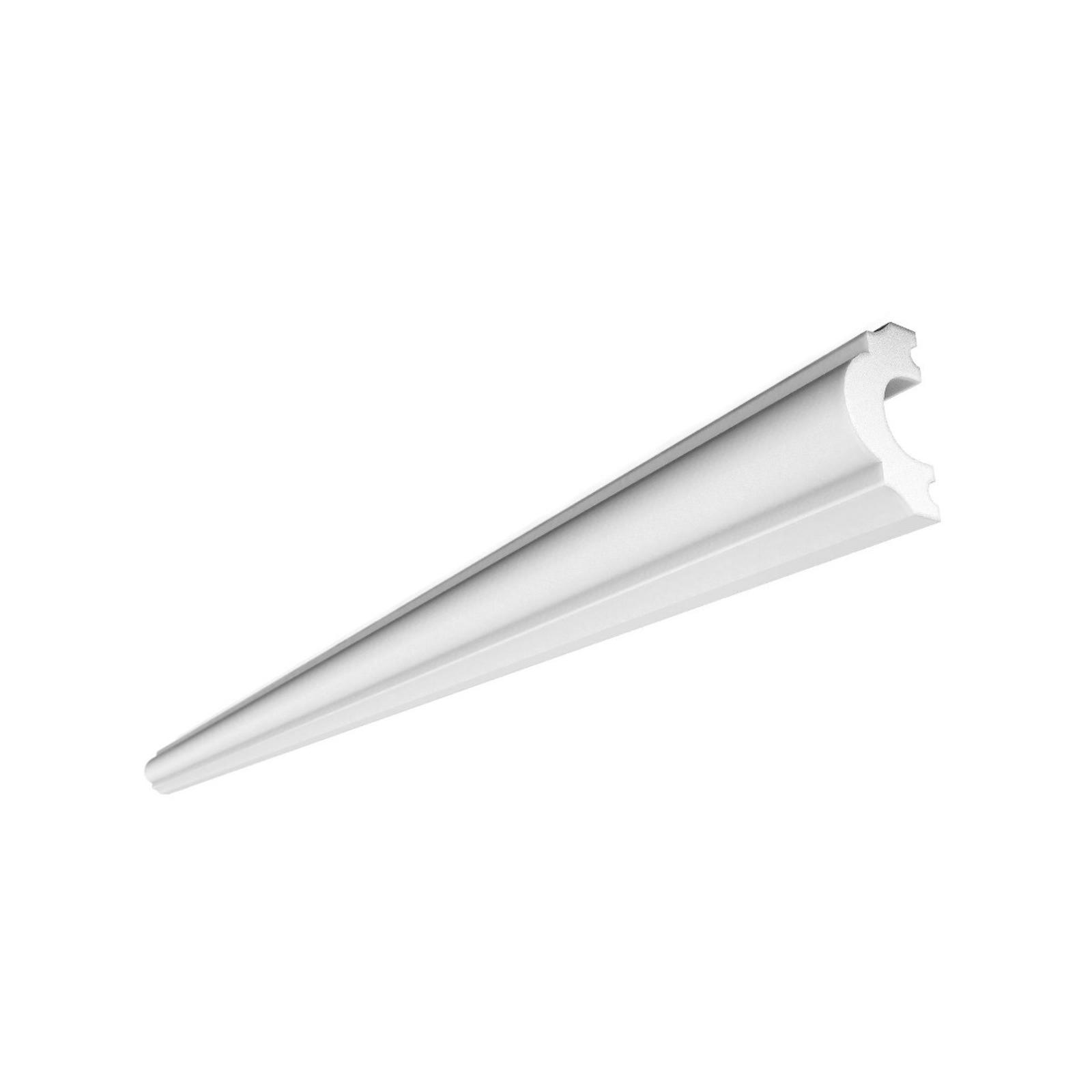 Bagheta decorativa polistiren DP1, clasic, alb, 200 x 2.5 x 1.4 cm