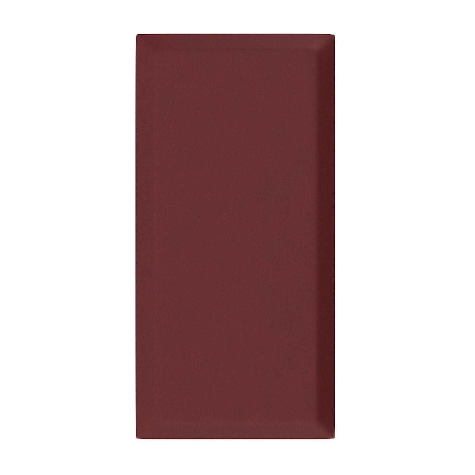 Panou tapitat Marbet Decotouch, prisma, burgundy, 60 x 30 x 2.7 cm