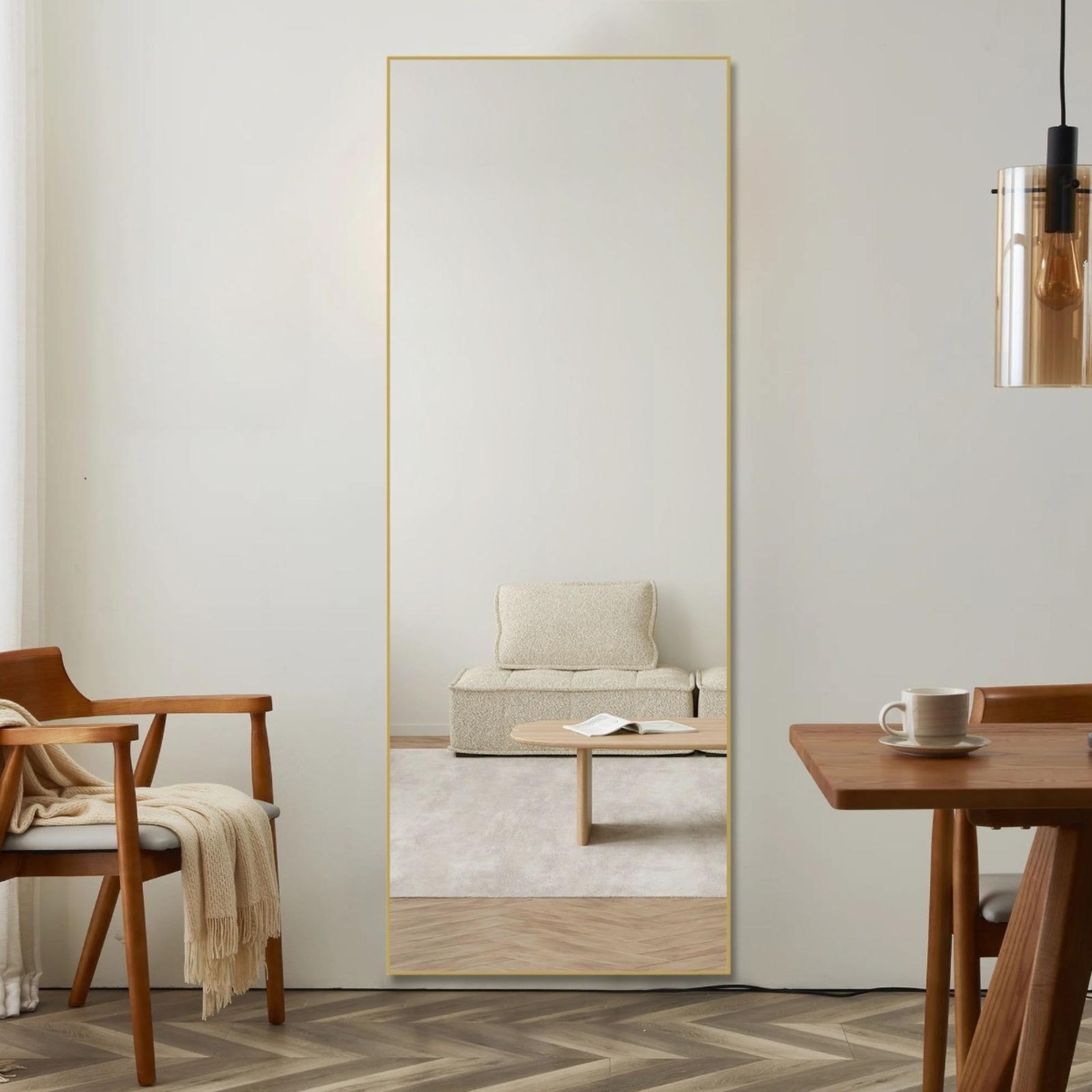 Oglinda decorativa Ada, auriu, 60 x 160 cm