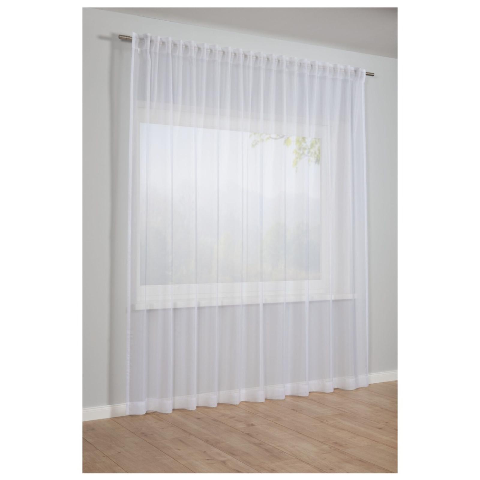 Perdea Resitex, voal, alb, 300 x 245 cm