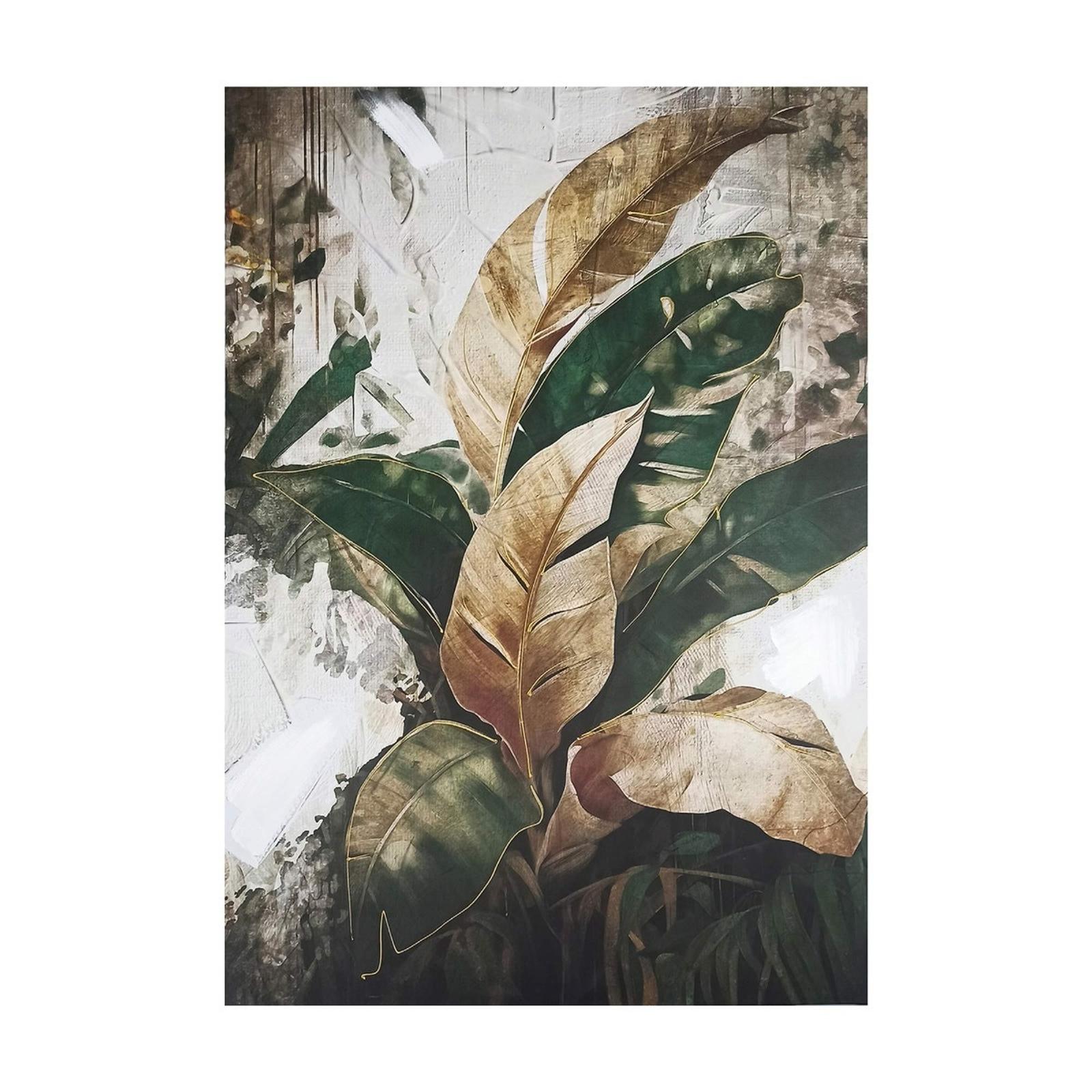Tablou canvas Green Styler, standard, efect 3D, panza + sasiu MDF, 100 x 70 cm