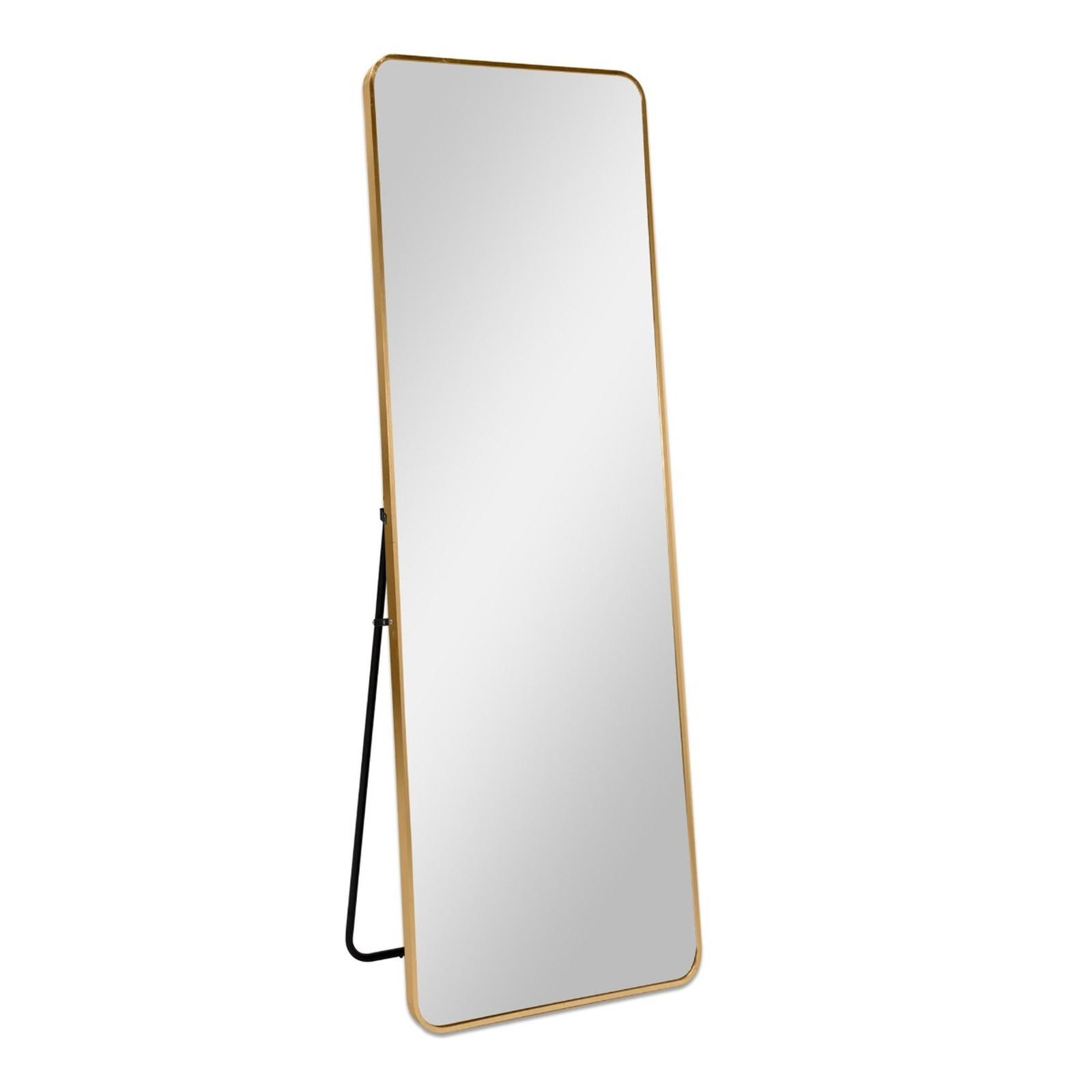 Oglinda decorativa Rona 0065LK, cu suport de podea, auriu, 60 x 160 cm, 1C Oglinda decorativa Rona 0065LK, cu suport de podea, auriu, 60 x 160 cm, 1C