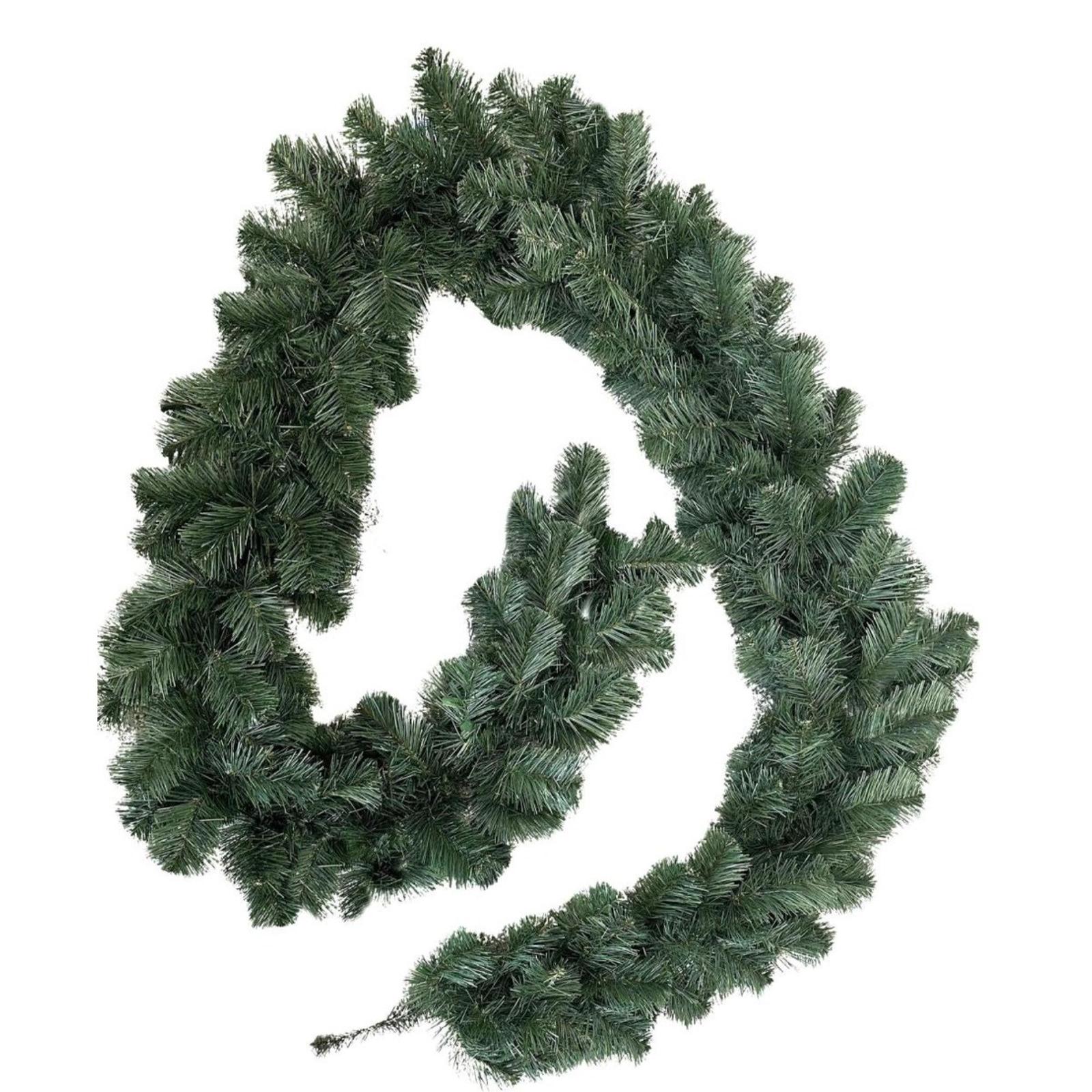 Ghirlanda de Craciun, Prosta, verde, 250 cm