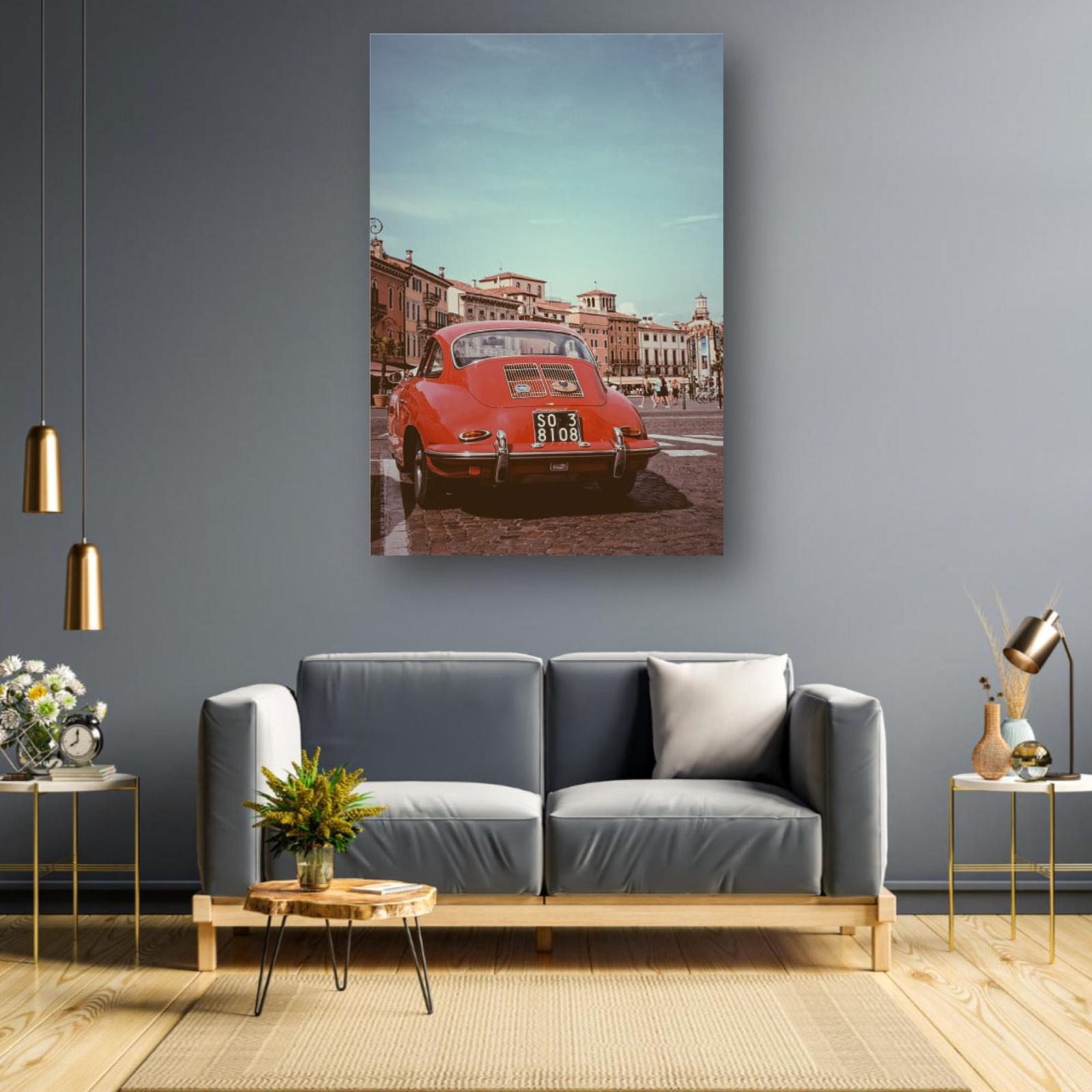 Tablou canvas Buggy 4Decor, panza + sasiu lemn, 150 x 95 cm
