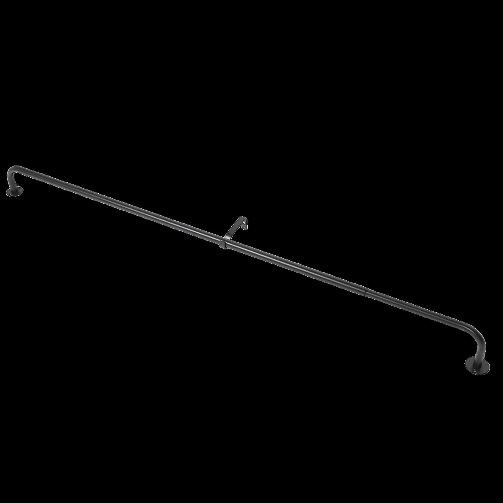 Galerie simpla Blackout, extensibila, metal, 19 / 16 mm, 160 - 300 cm, negru Galerie simpla Blackout, extensibila, metal, 19 / 16 mm, 160 - 300 cm, negru