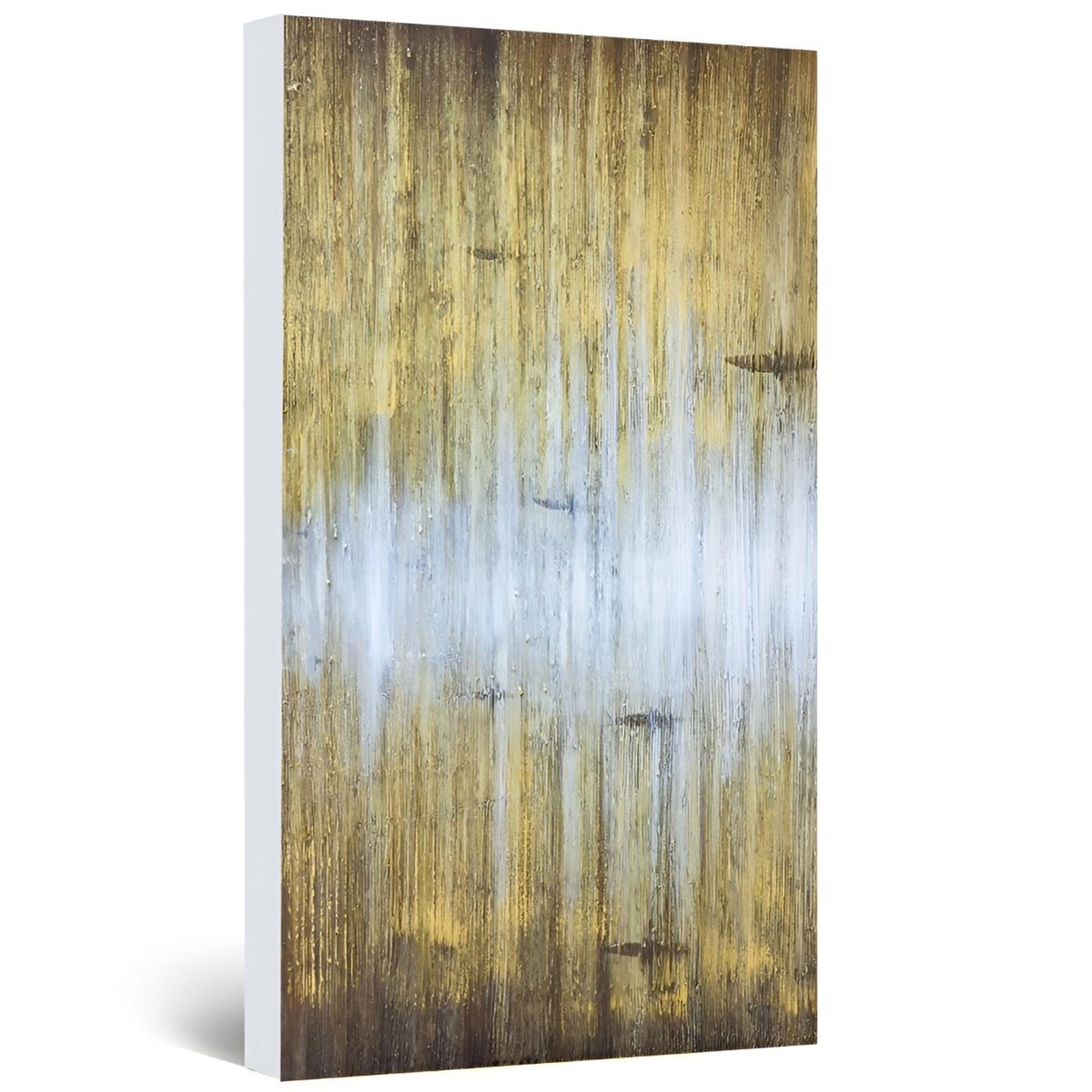 Tablou canvas pictat Frasin, Mendola Fabrics, panza + sasiu lemn, 75 x 100 cm