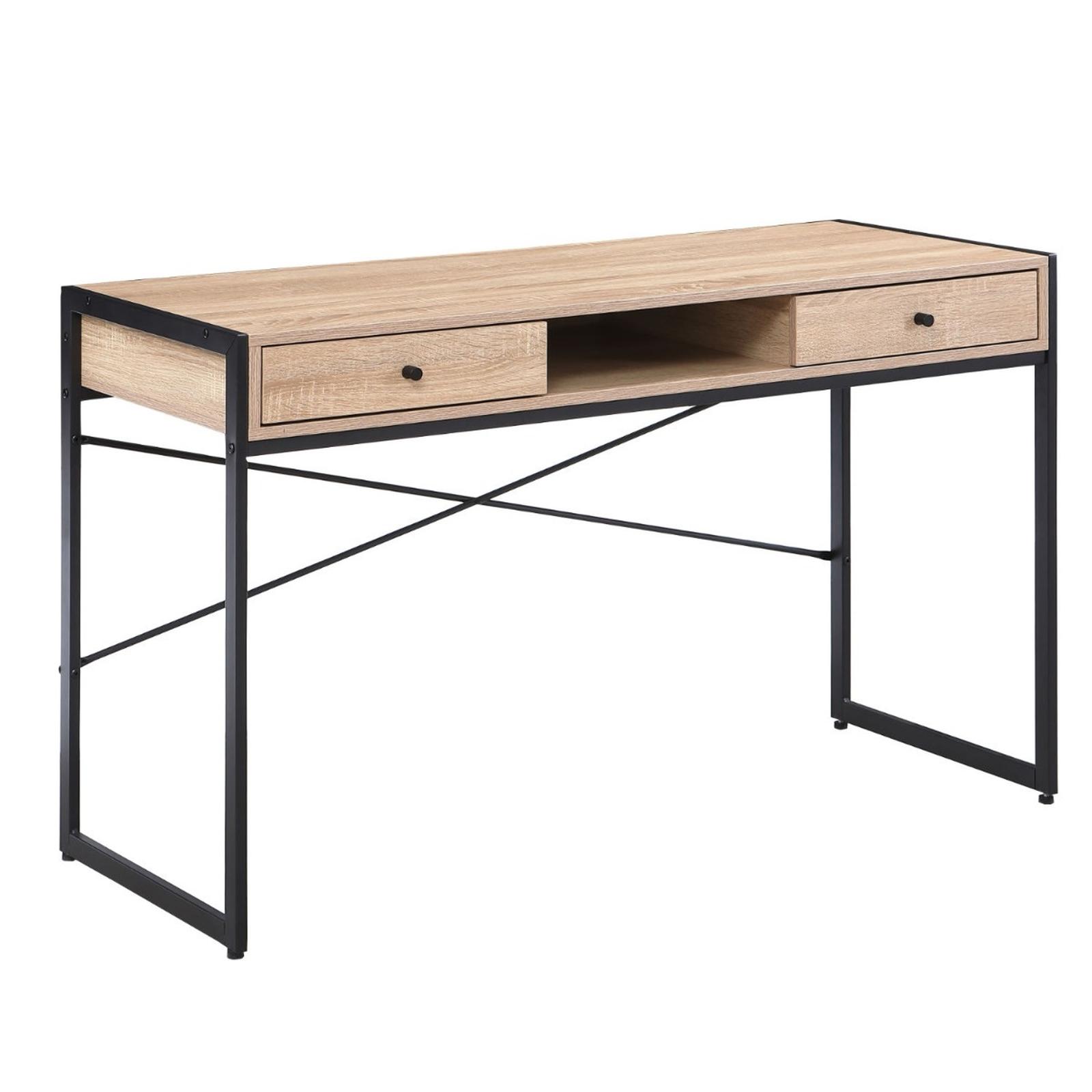 Birou cu sertare Doctor Home Cloud, pentru calculator, negru + stejar. 120 x 48 x 75 cm Birou cu sertare Doctor Home Cloud, pentru calculator, negru + stejar. 120 x 48 x 75 cm