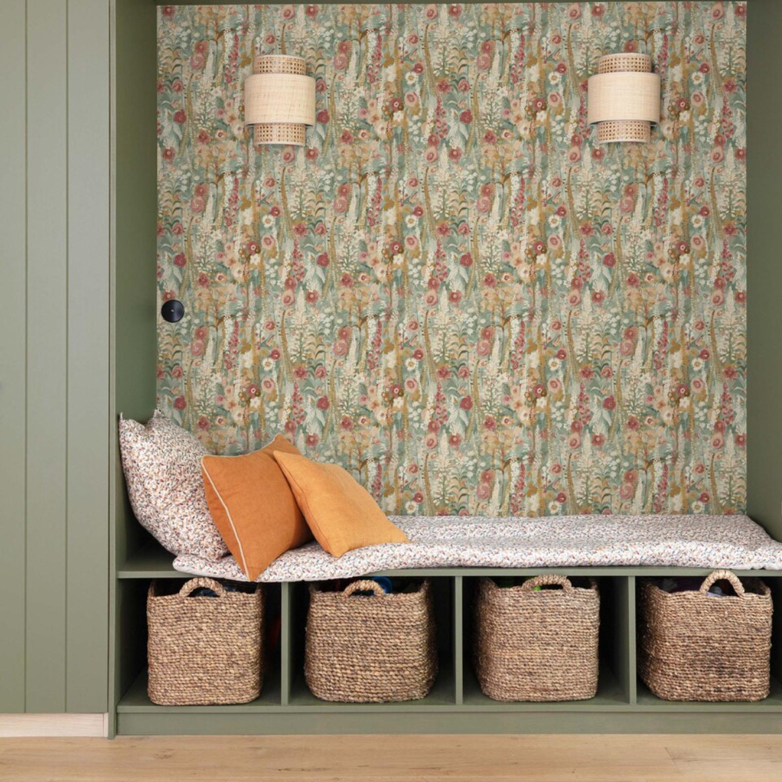 Tapet Grandeco Inia A74603 model floral, , 10 x 0.53 m Tapet Grandeco Inia A74603 model floral, , 10 x 0.53 m