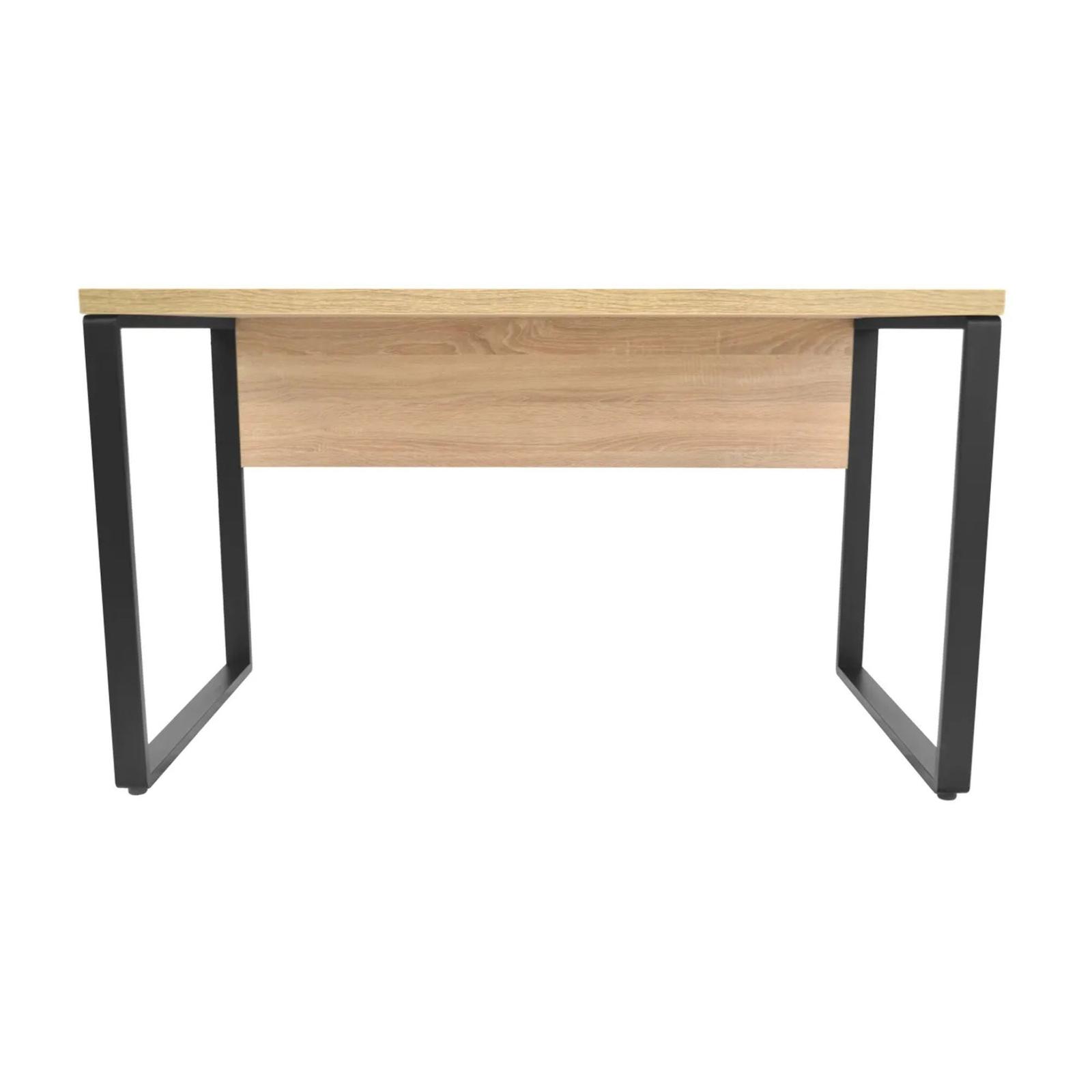 Birou calculator standard B-130, stejar sonoma + negru, 130 x 68 x 75 cm, 1C