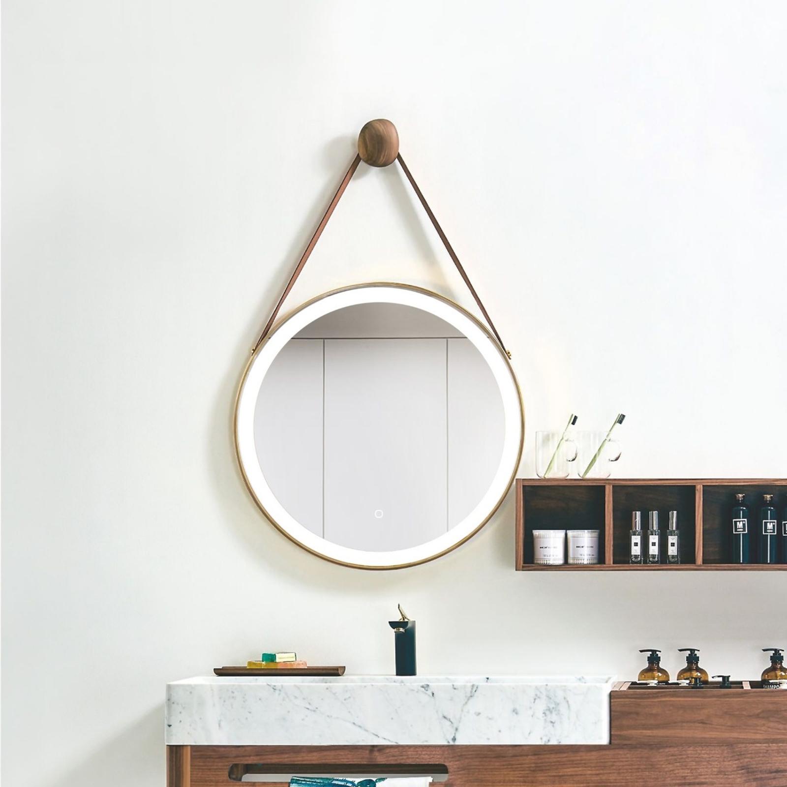 Oglinda baie Kadda H-2005 cu LED, , 70 x 70 cm