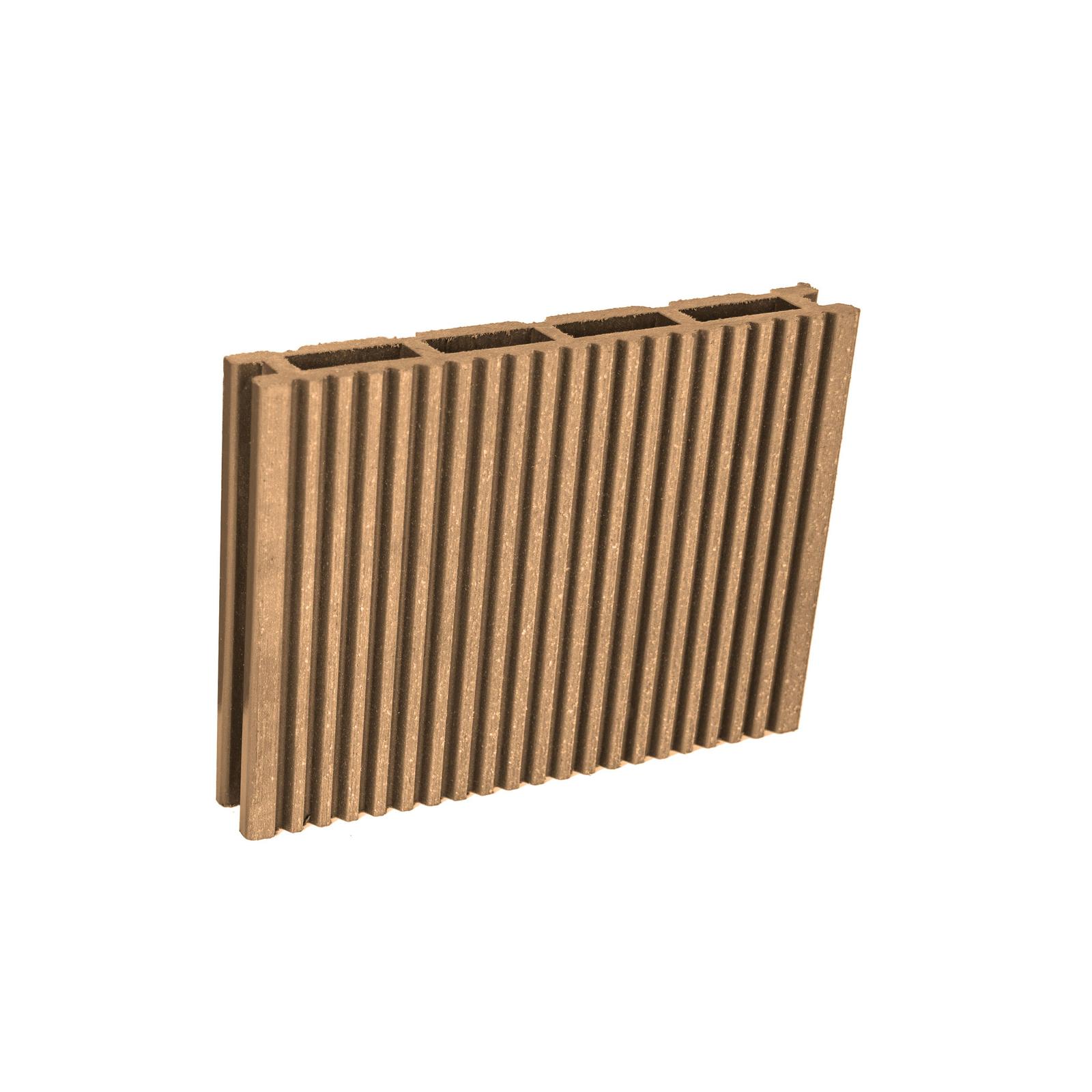Pardoseala WPC D140X21UW, exterior, maro inchis, 140 x 21 x 4000 mm