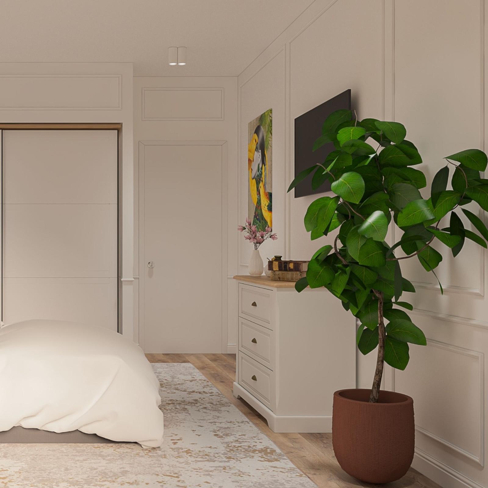 Usa Eco Euro Doors HDF  stanga, alb, 86 x 205 cm