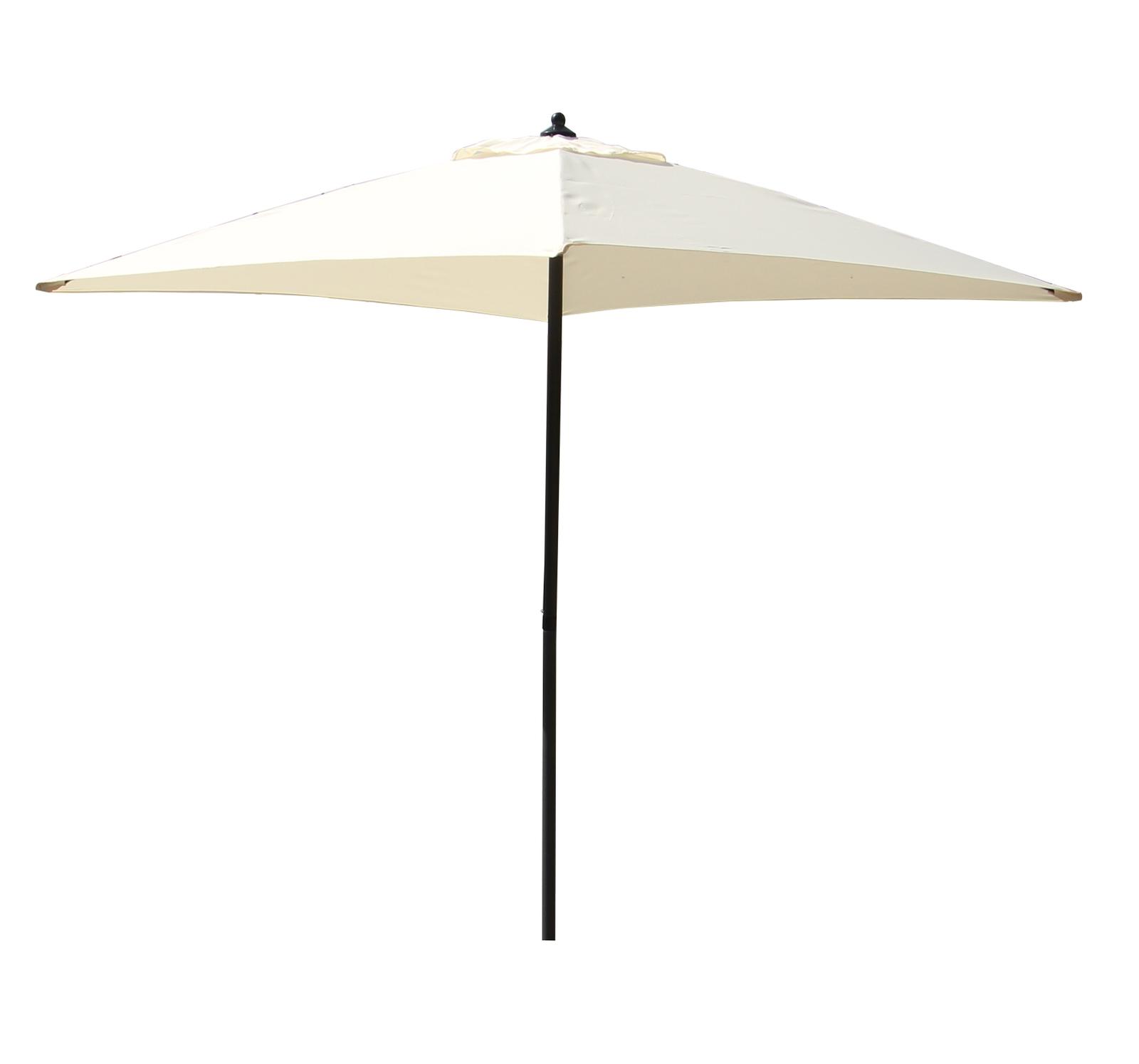 Umbrela terasa / gradina, Grandio Mob Simply, patrata, structura metal, crem, 200 x 200 cm