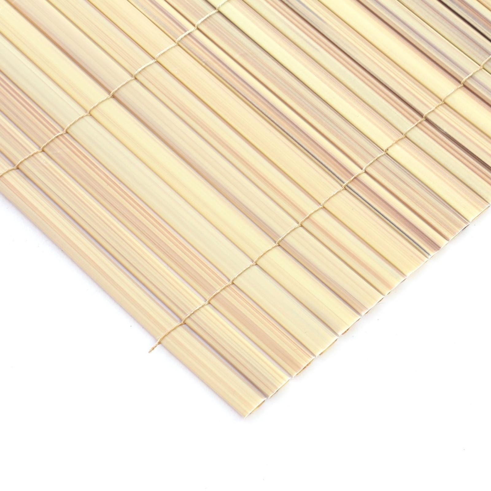Paravan gard artificial decorativ Bambus, galben, 300 x 200 cm